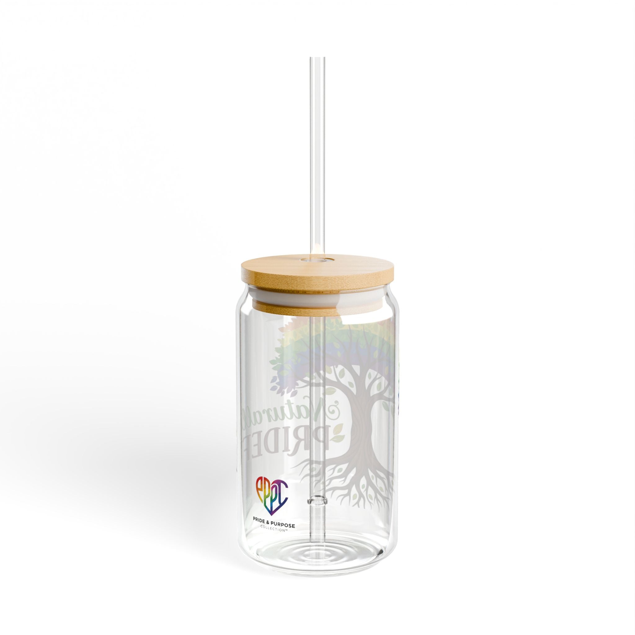 Naturally Prideful™ LGBTQ+ 16oz Sipper Glass
