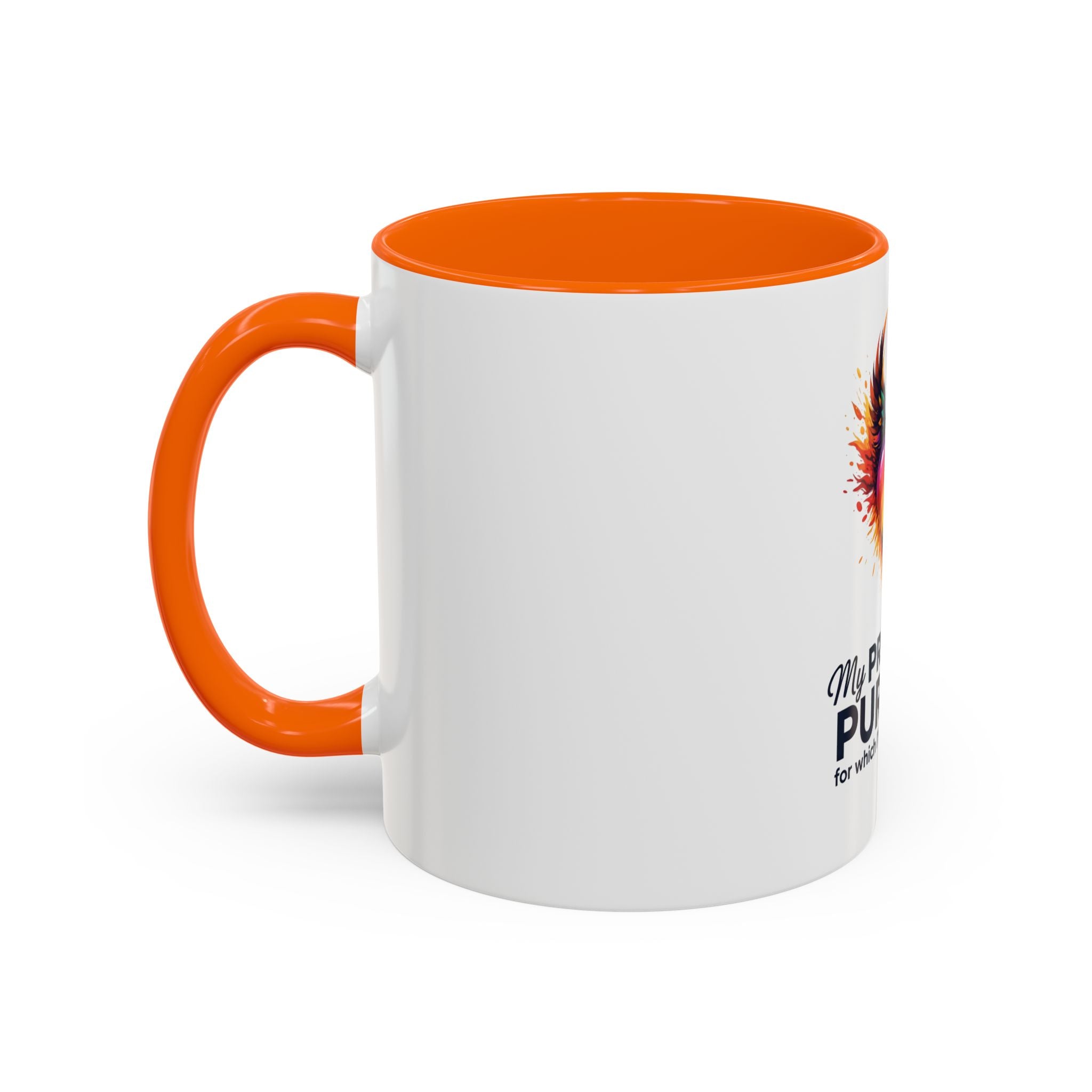 My Pride & My Purpose™ Premium Accent Coffee Mug | LGBTQ+ Pride Drinkware