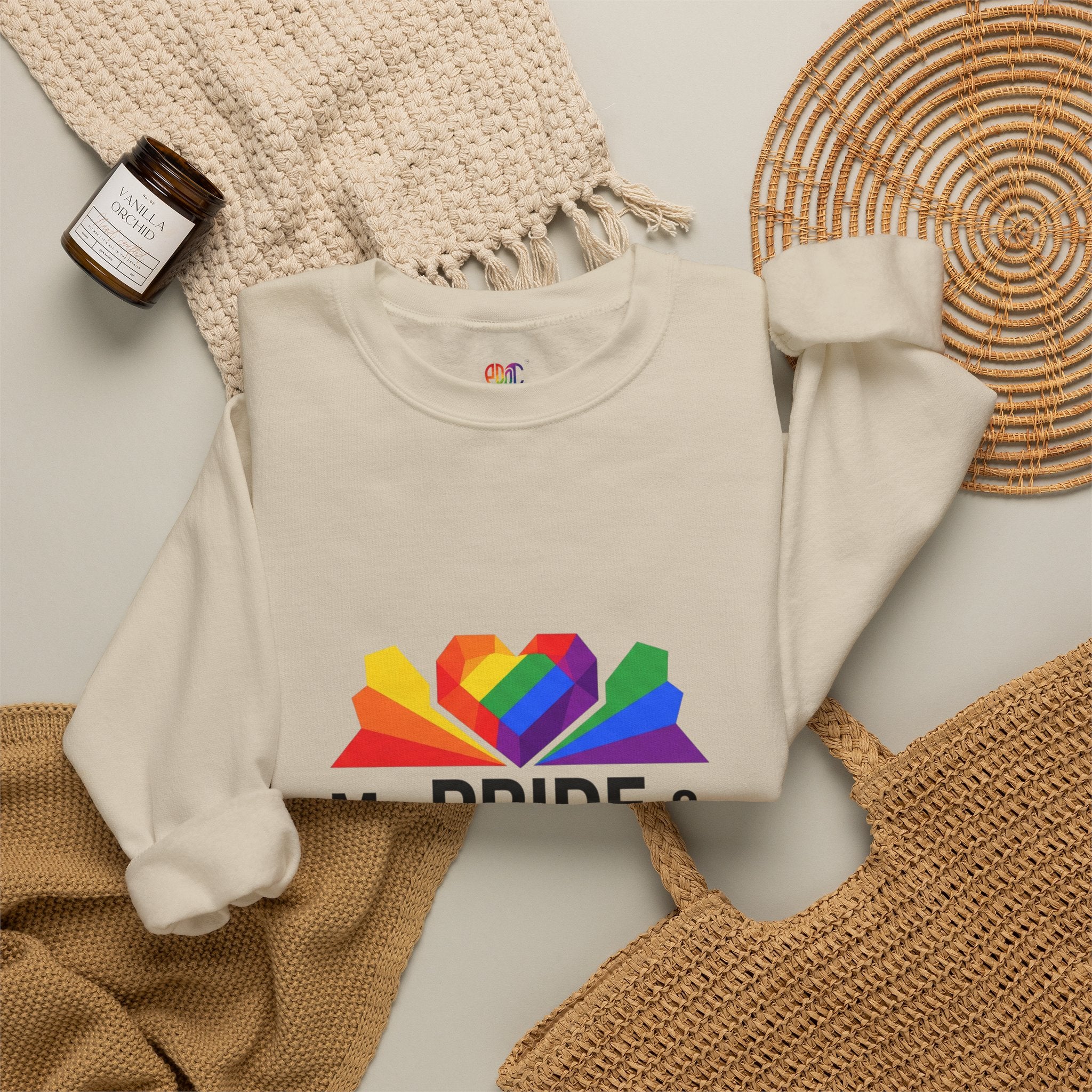 My Pride & My Purpose™ Heavy Blend Crewneck Sweatshirt | LGBTQ+ Pride