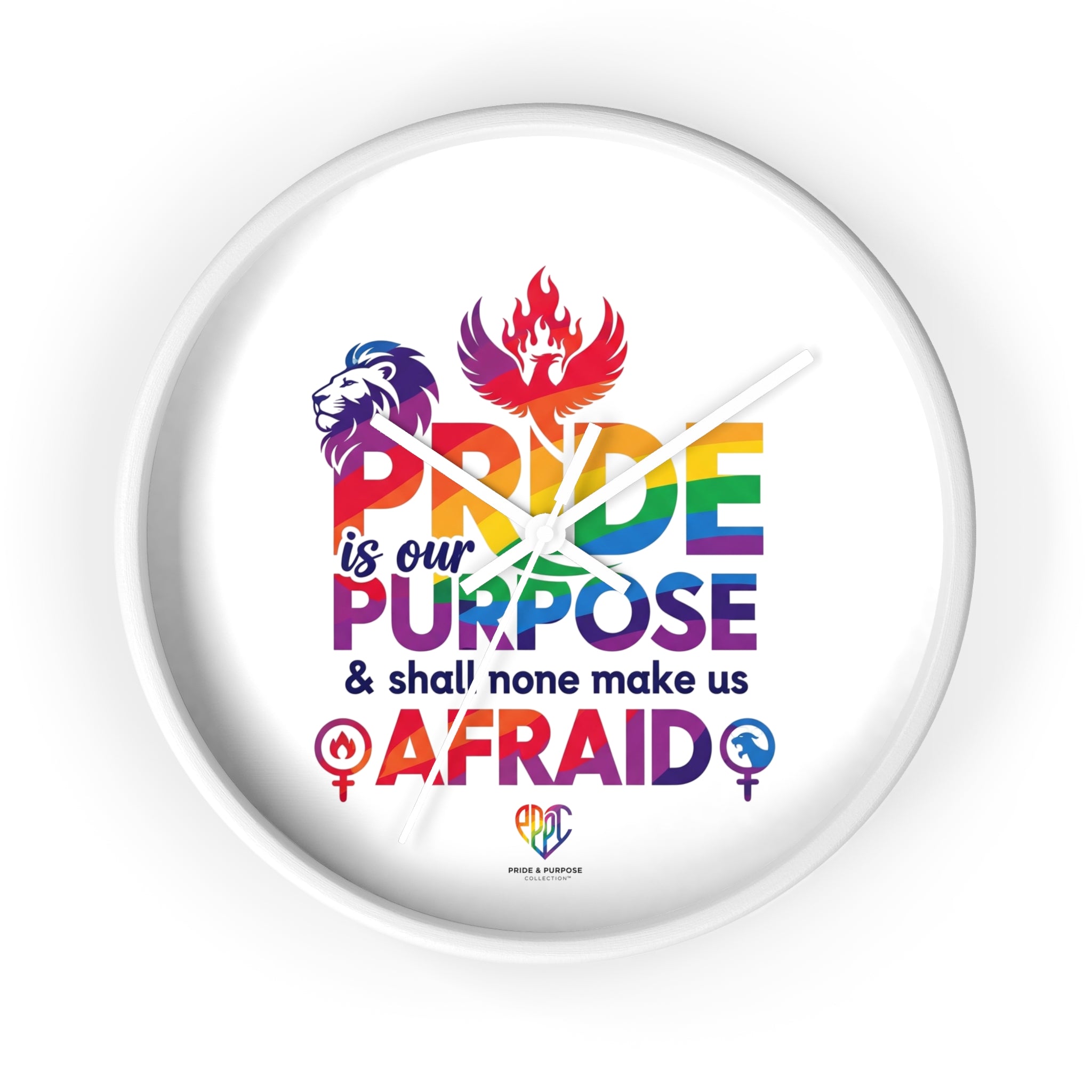 Pride Is Our Purpose™ Premium Inspirational Wall Clock