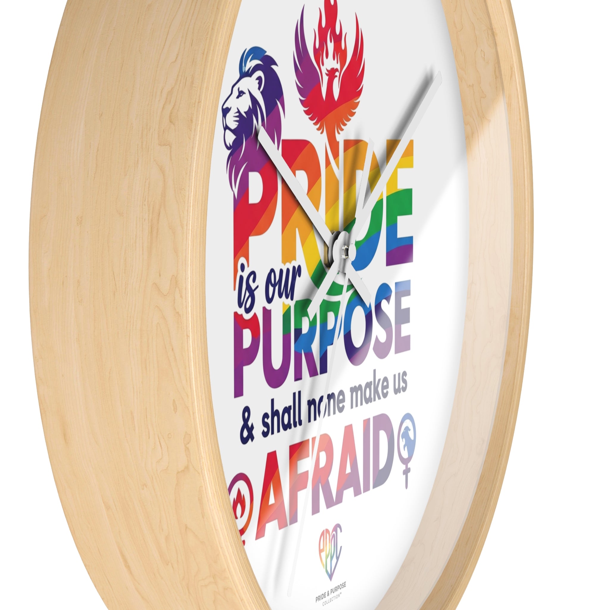 Pride Is Our Purpose™ Premium Inspirational Wall Clock