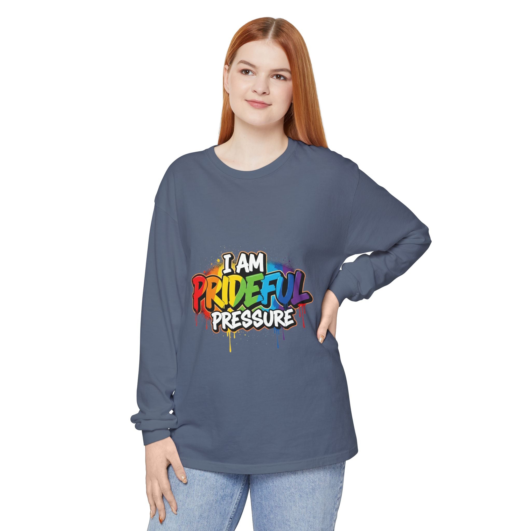 I Am Prideful Pressure™ Premium Unisex Long Sleeve T-Shirt | LGBTQ+ Pride