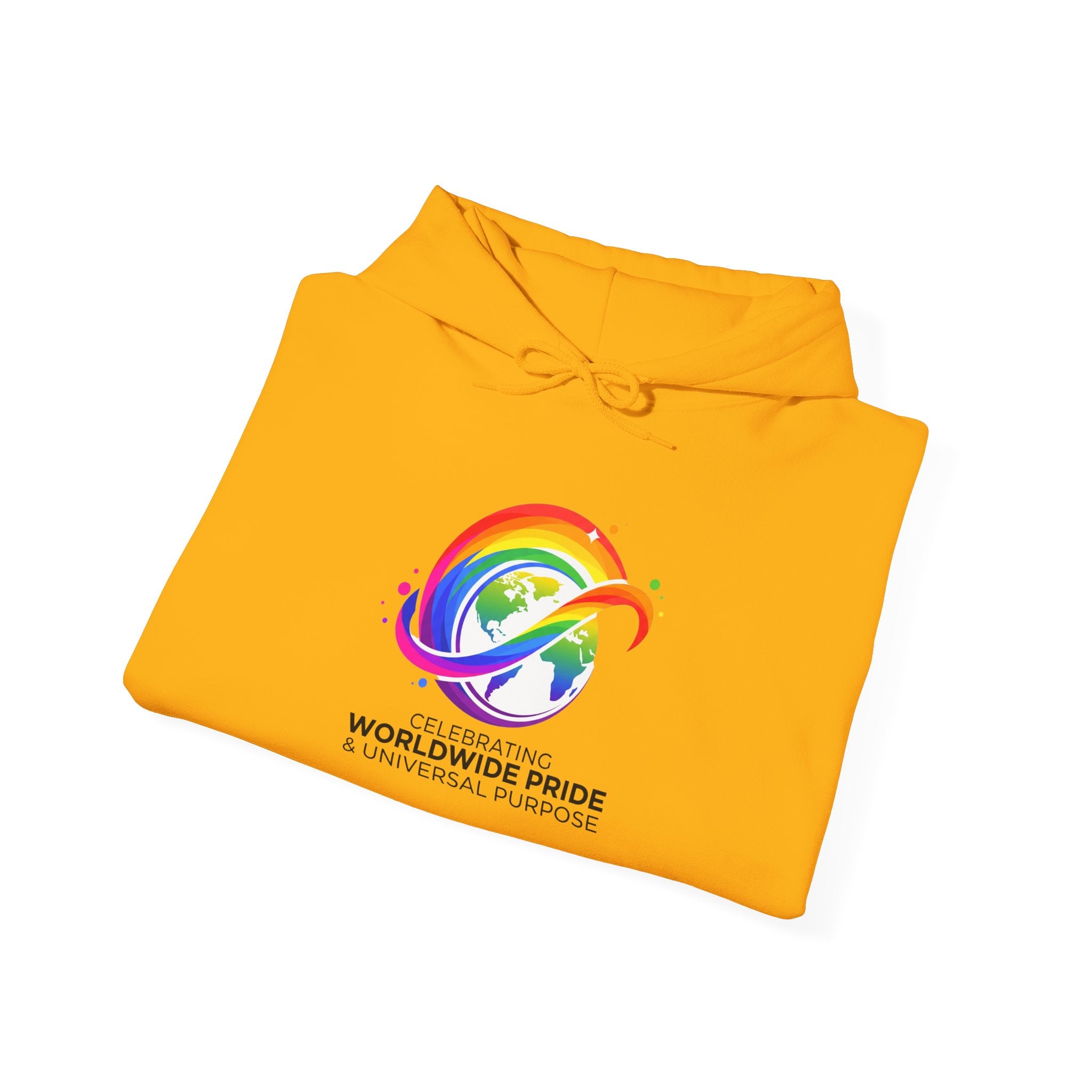 Celebrating Worldwide Pride & Universal Purpose™ Heavy Blend Hoodie | Pride Affirmation