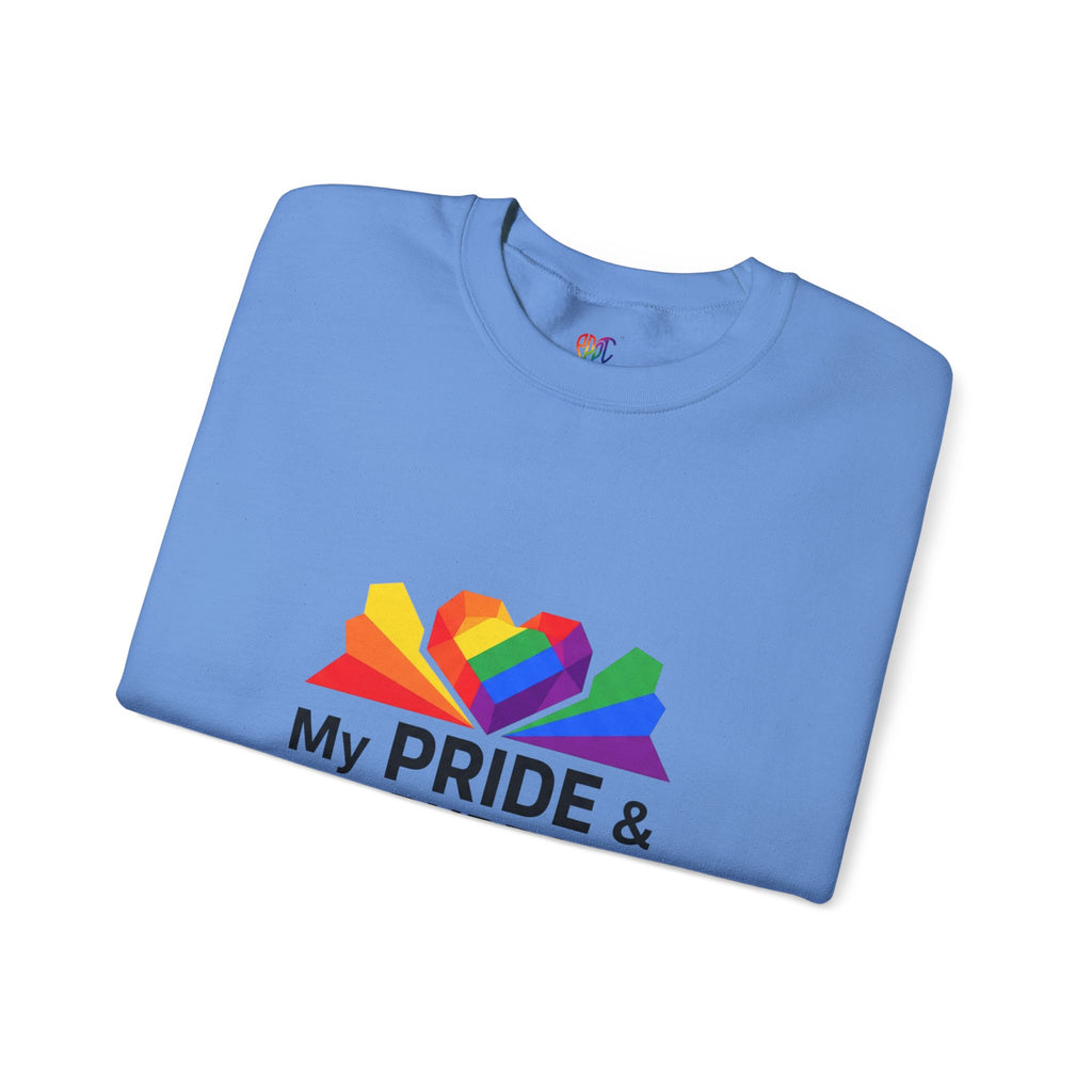 My Pride & My Purpose™ Heavy Blend Crewneck Sweatshirt | LGBTQ+ Pride