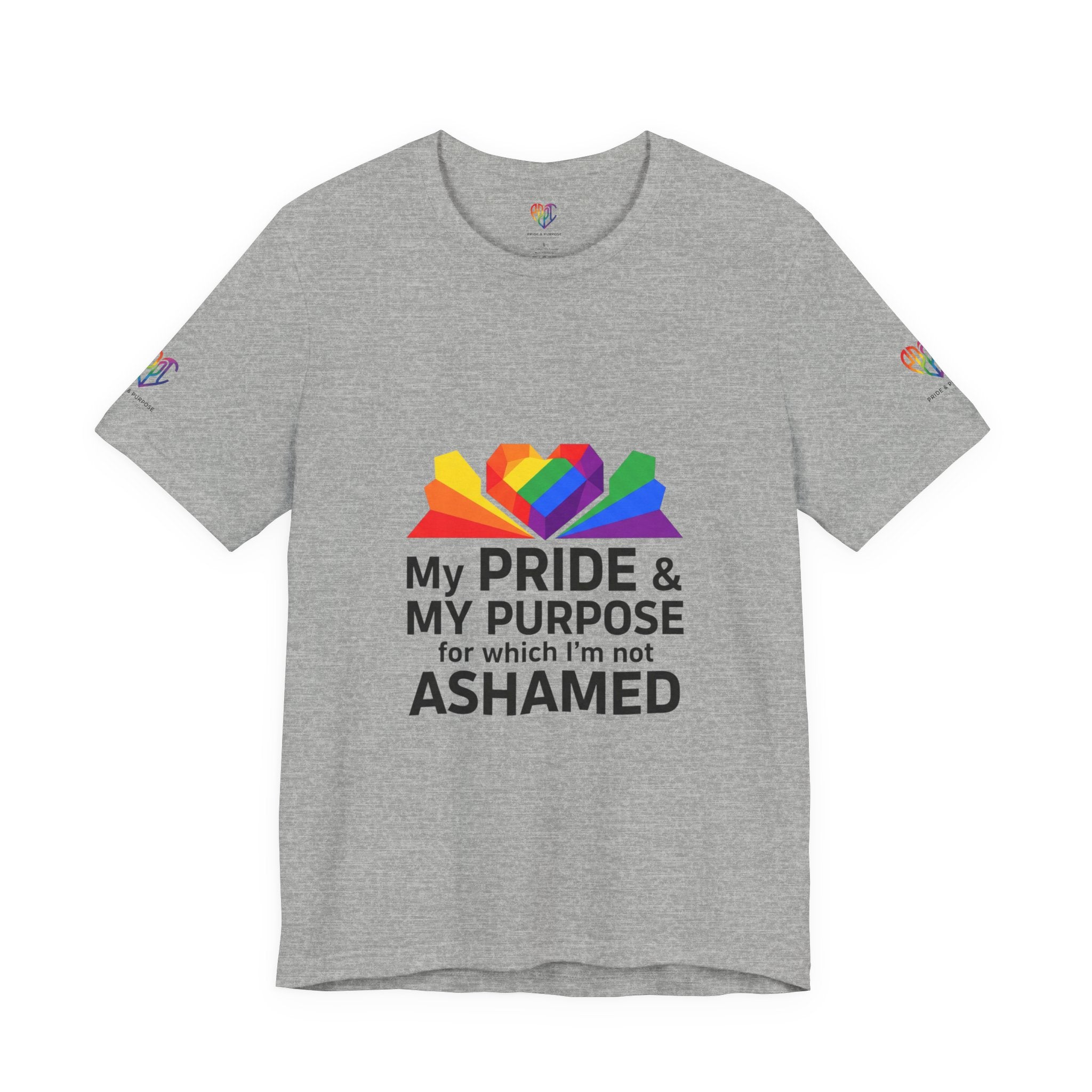 My Pride & My Purpose™ Heavyweight Unisex Tee | LGBTQ+ Pride