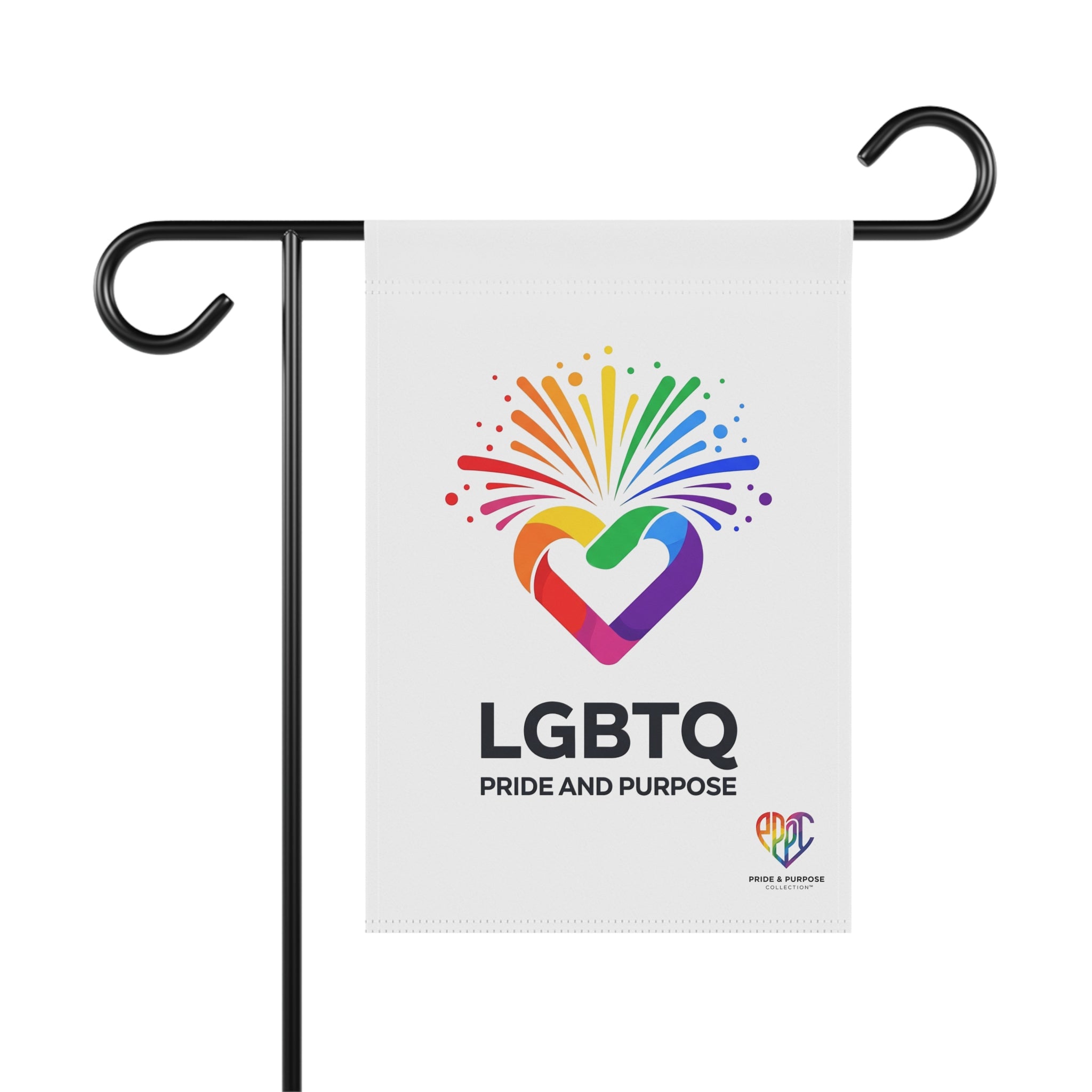 LGBTQ+ Pride and Purpose™ Premium Garden Flag