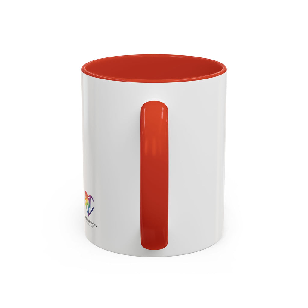 My Pride & My Purpose™ Premium Accent Coffee Mug | LGBTQ+ Pride Drinkware