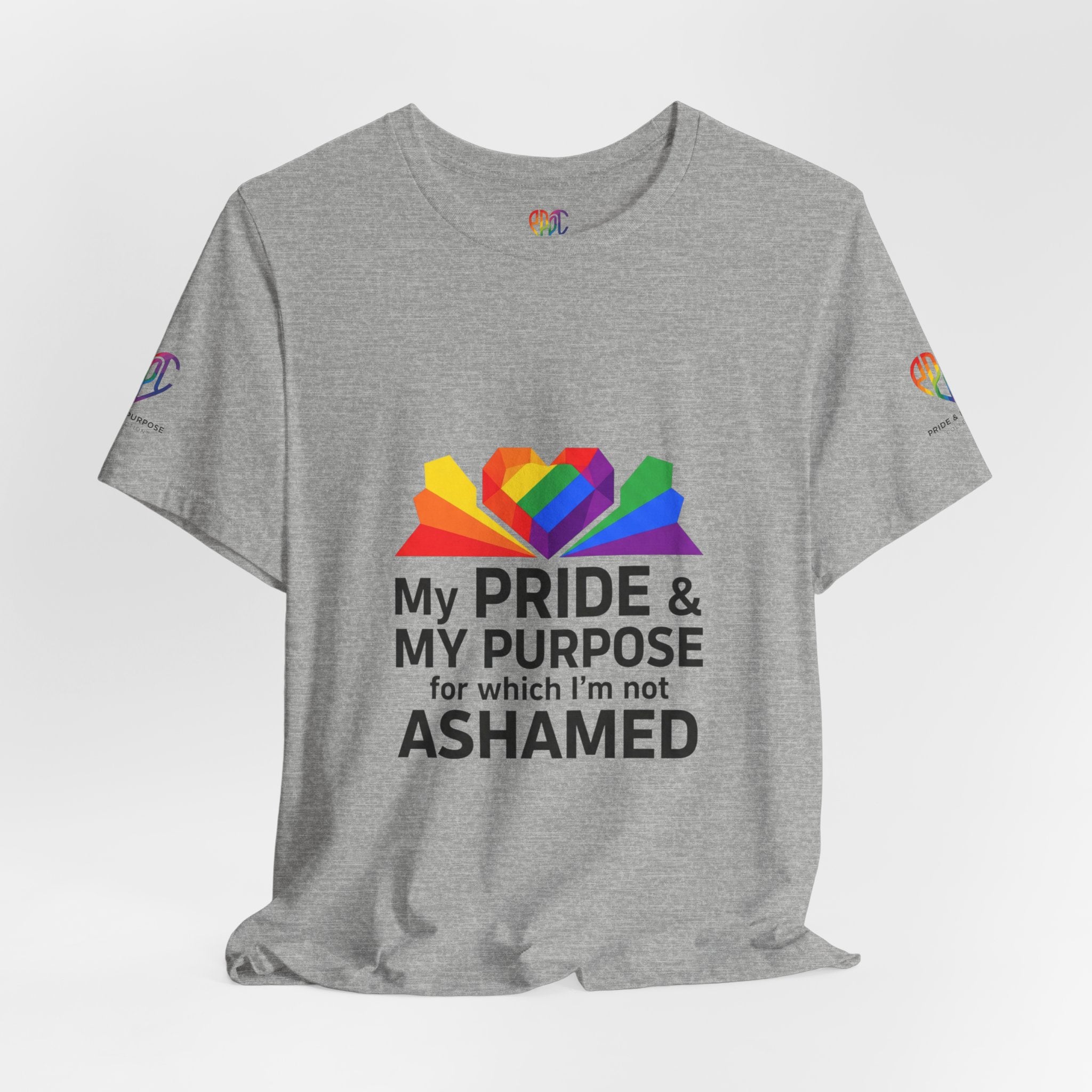 My Pride & My Purpose™ Heavyweight Unisex Tee | LGBTQ+ Pride