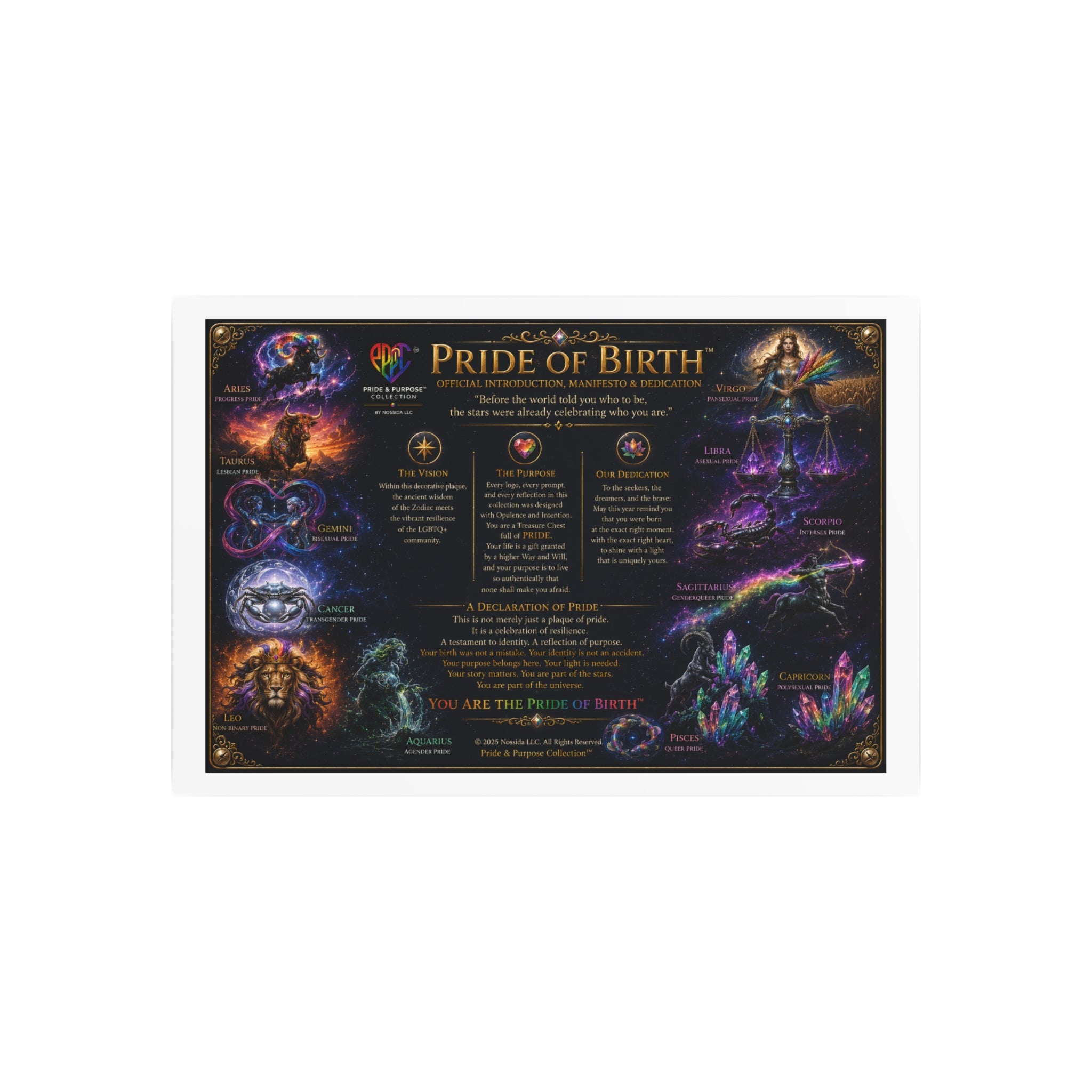 Pride of Birth™ — Founder's Signature Archive Metal Edition