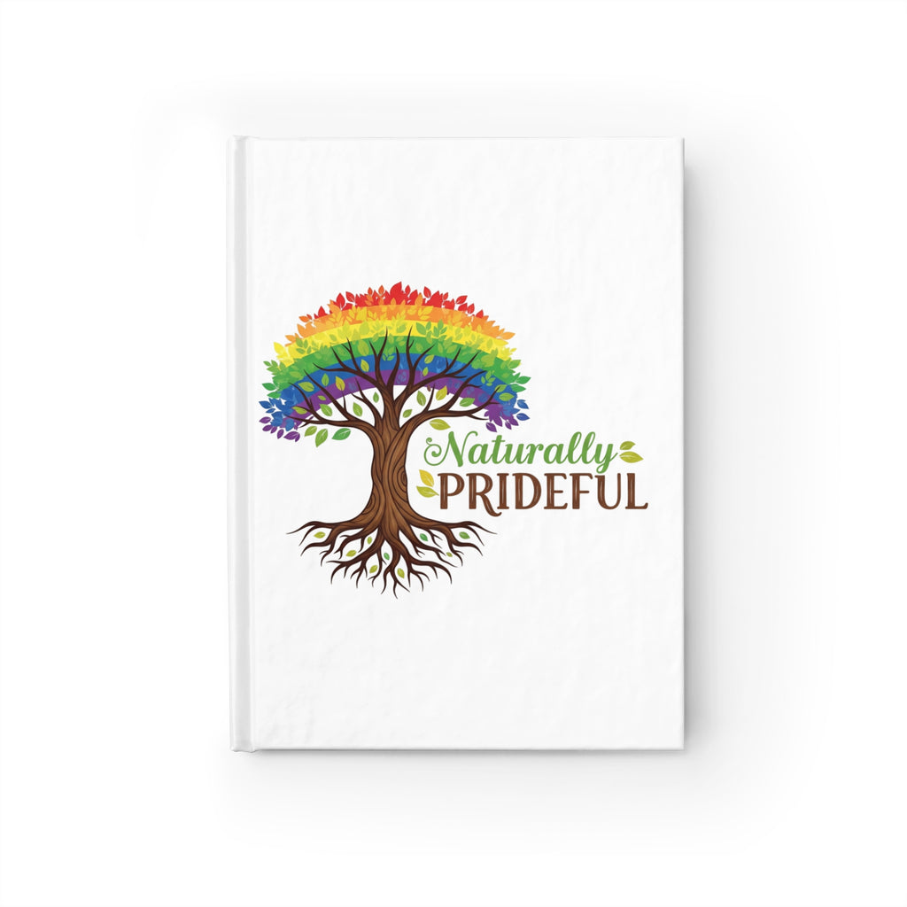 Naturally Prideful™ Premium Lined Journal | LGBTQ+ Pride Affirmation