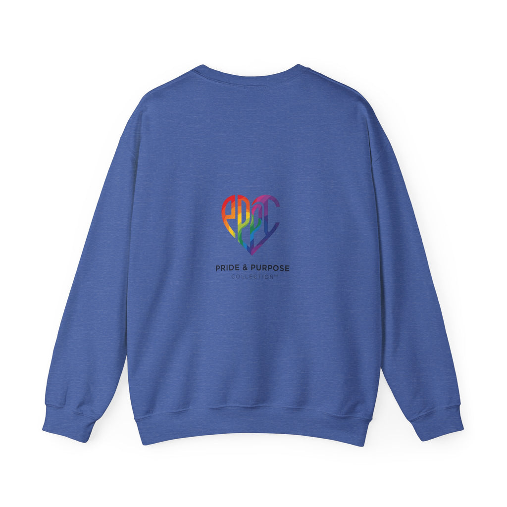 My Pride & My Purpose™ Heavy Blend Crewneck Sweatshirt | LGBTQ+ Pride