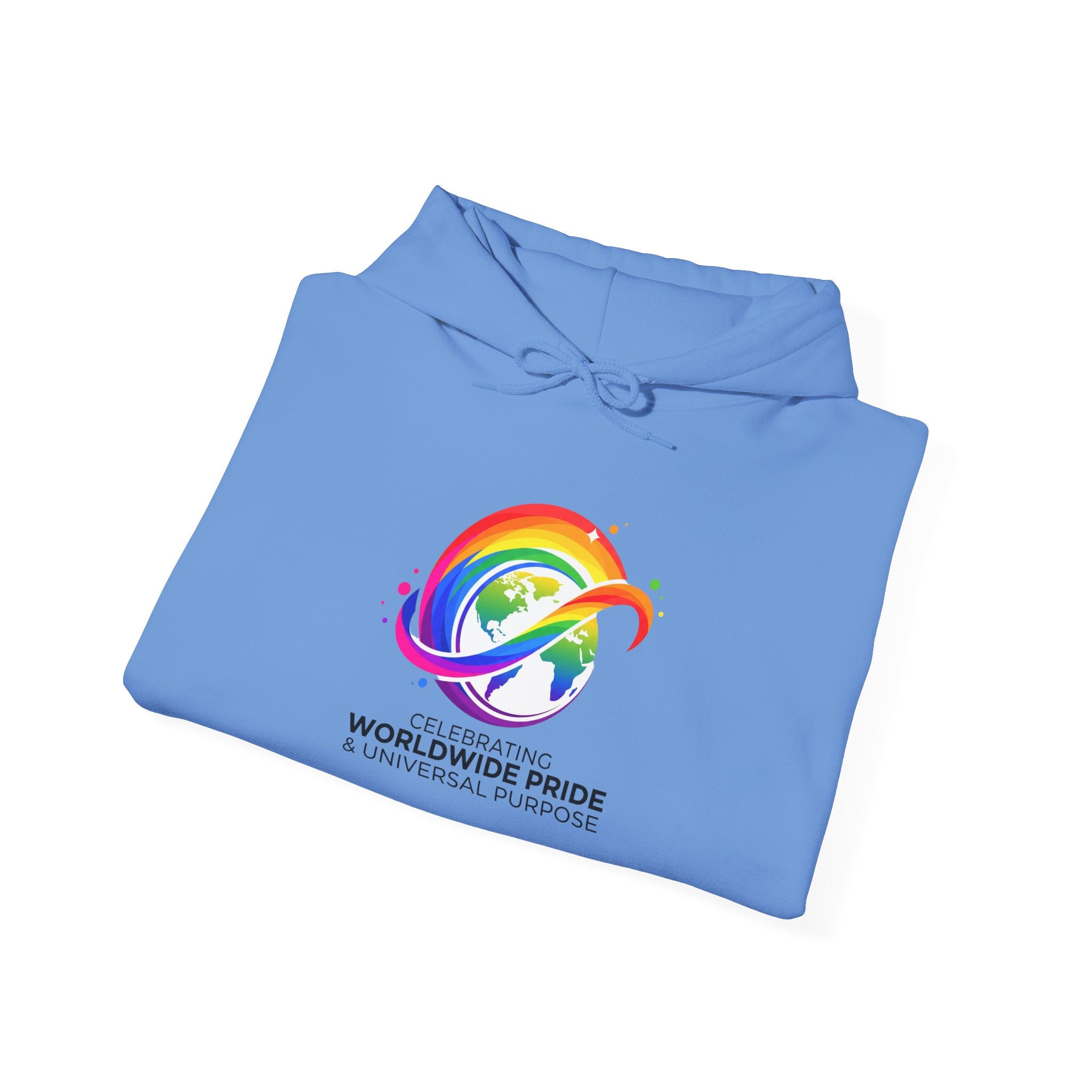 Celebrating Worldwide Pride & Universal Purpose™ Heavy Blend Hoodie | Pride Affirmation