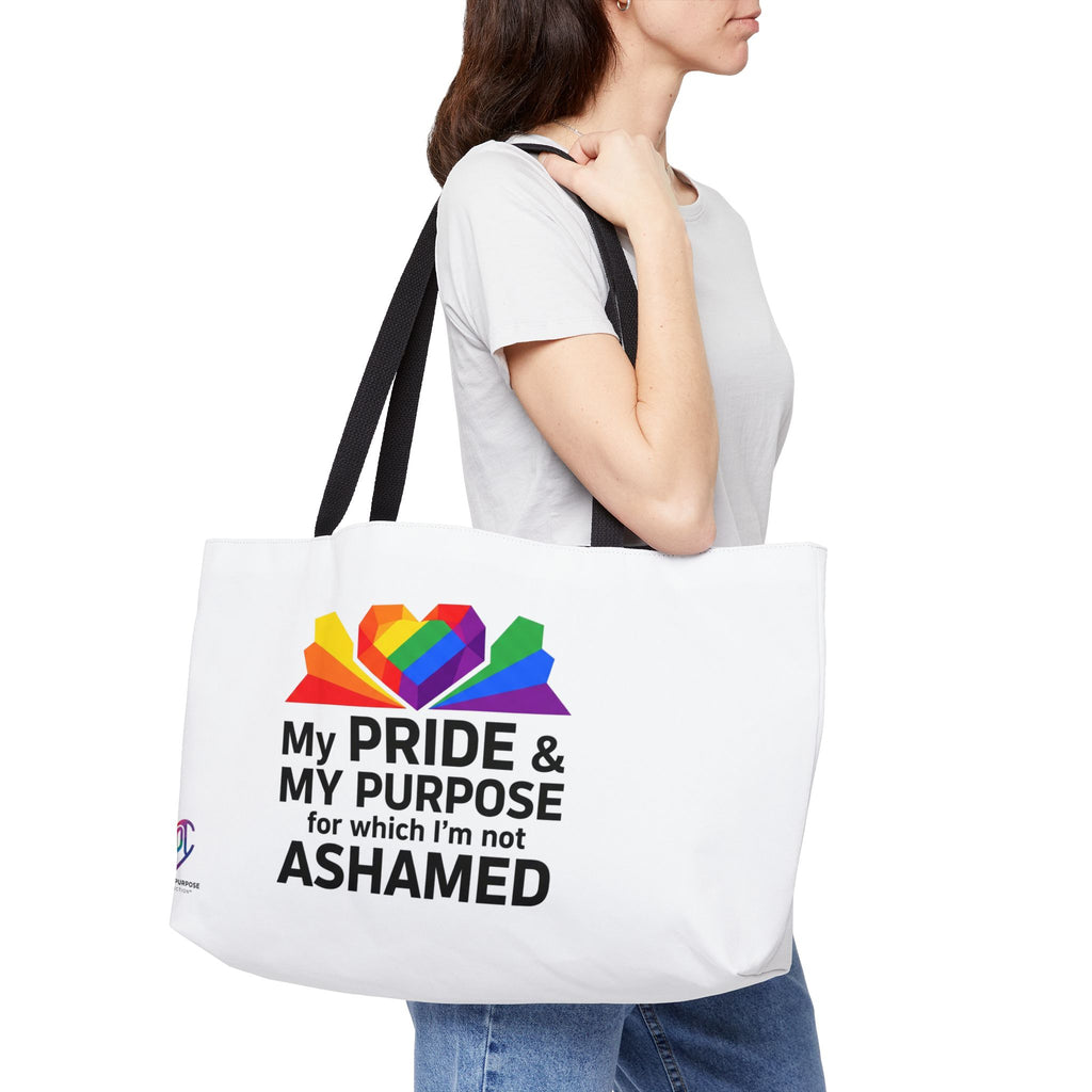 My Pride & My Purpose™ Premium LGBTQ+ Tote Bag | Pride Affirmation