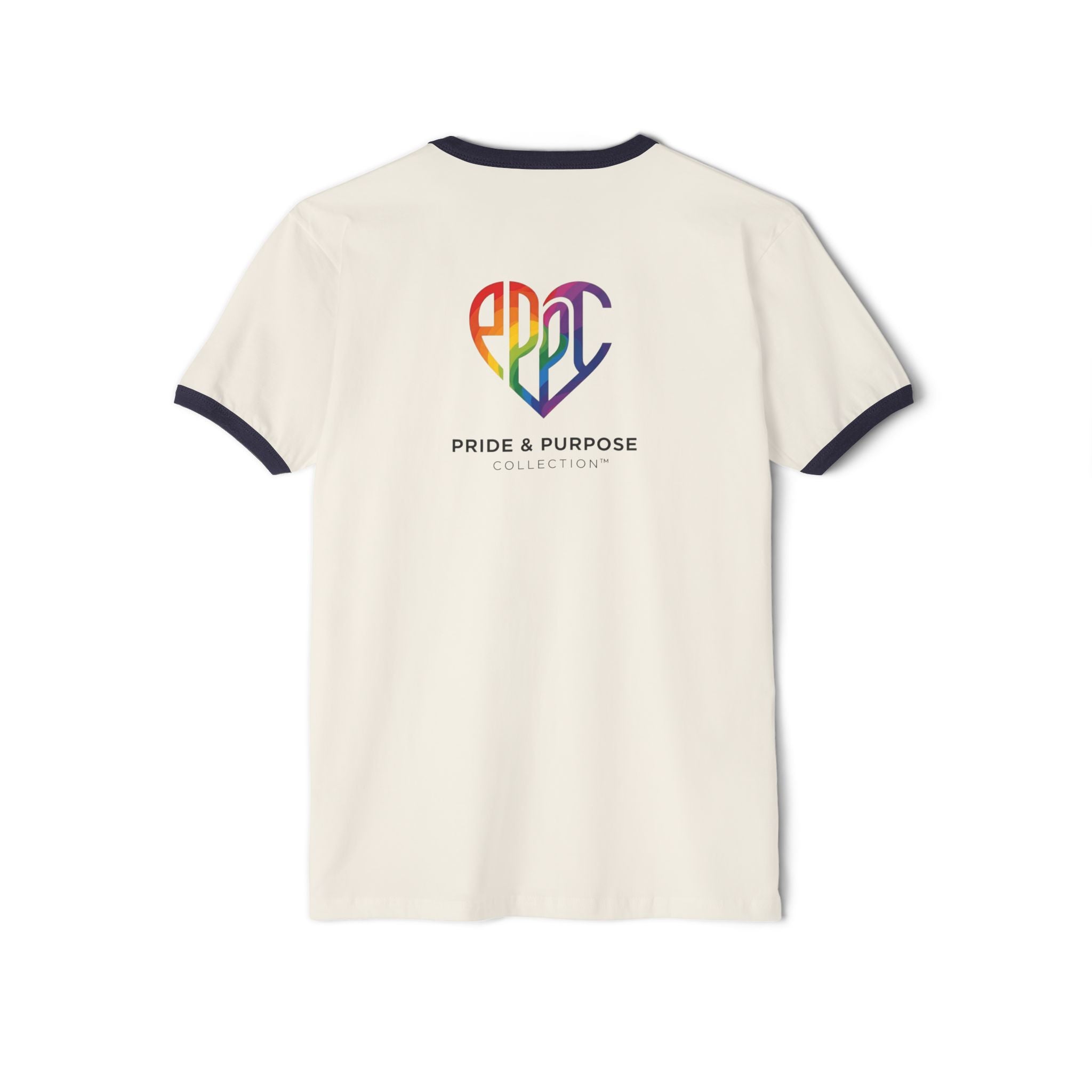 My Pride & My Purpose™ Unisex Premium Ringer T-Shirt | LGBTQ+ Pride Apparel