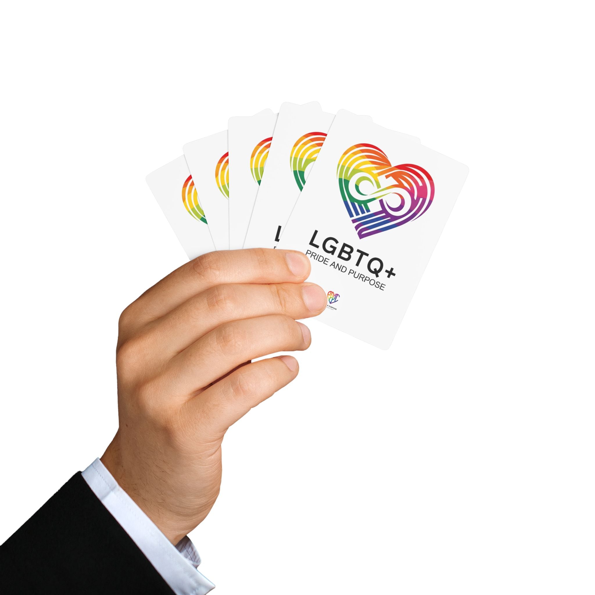 LGBTQ+ Infinity Heart™ Premium Playing Cards