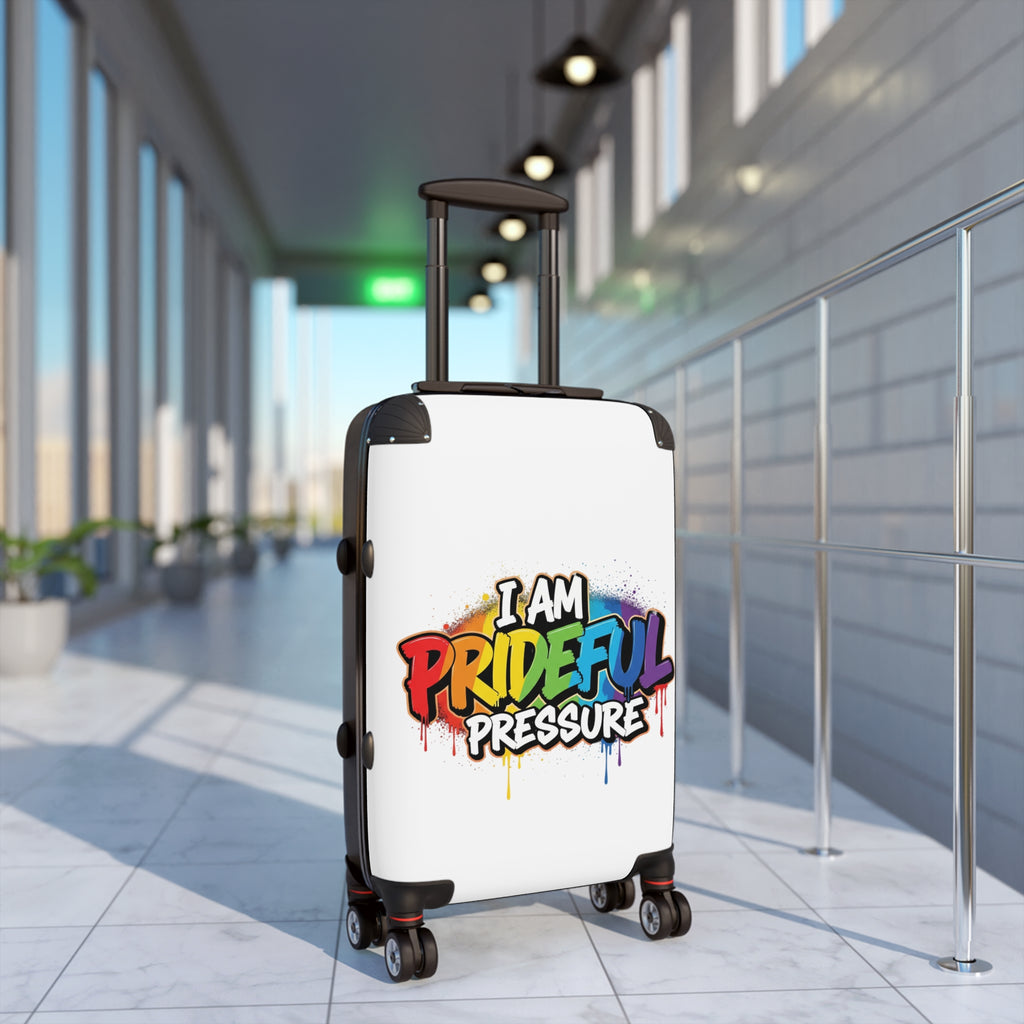 I Am Prideful Pressure™ Premium Carry-On Luggage | LGBTQ+ Pride