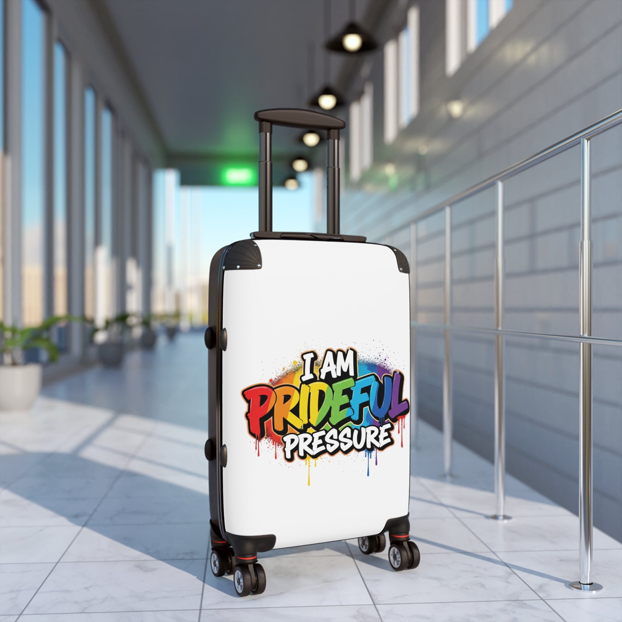 I Am Prideful Pressure™ Premium Carry-On Luggage | LGBTQ+ Pride