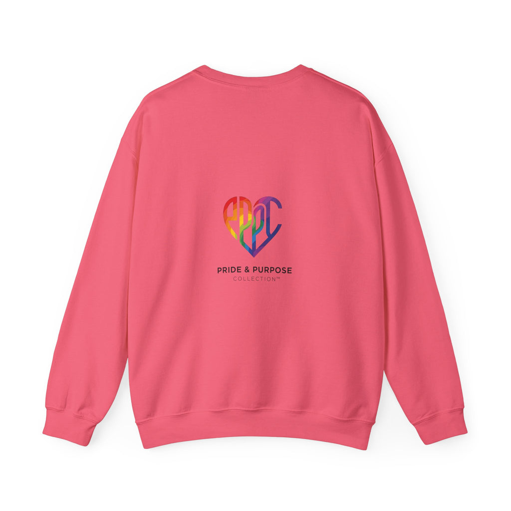 My Pride & My Purpose™ Heavy Blend Crewneck Sweatshirt | LGBTQ+ Pride
