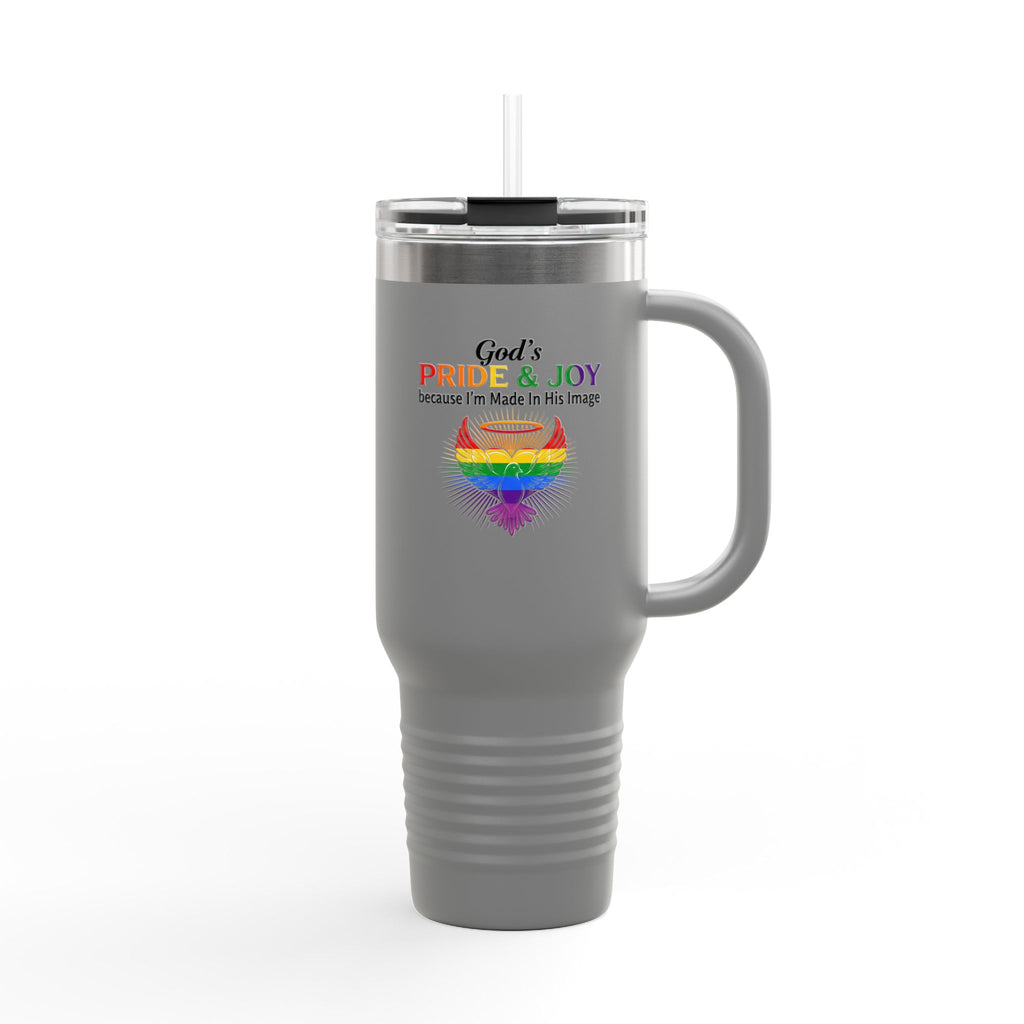 God's Pride & Joy™ 40 oz Insulated Travel Mug with Handle