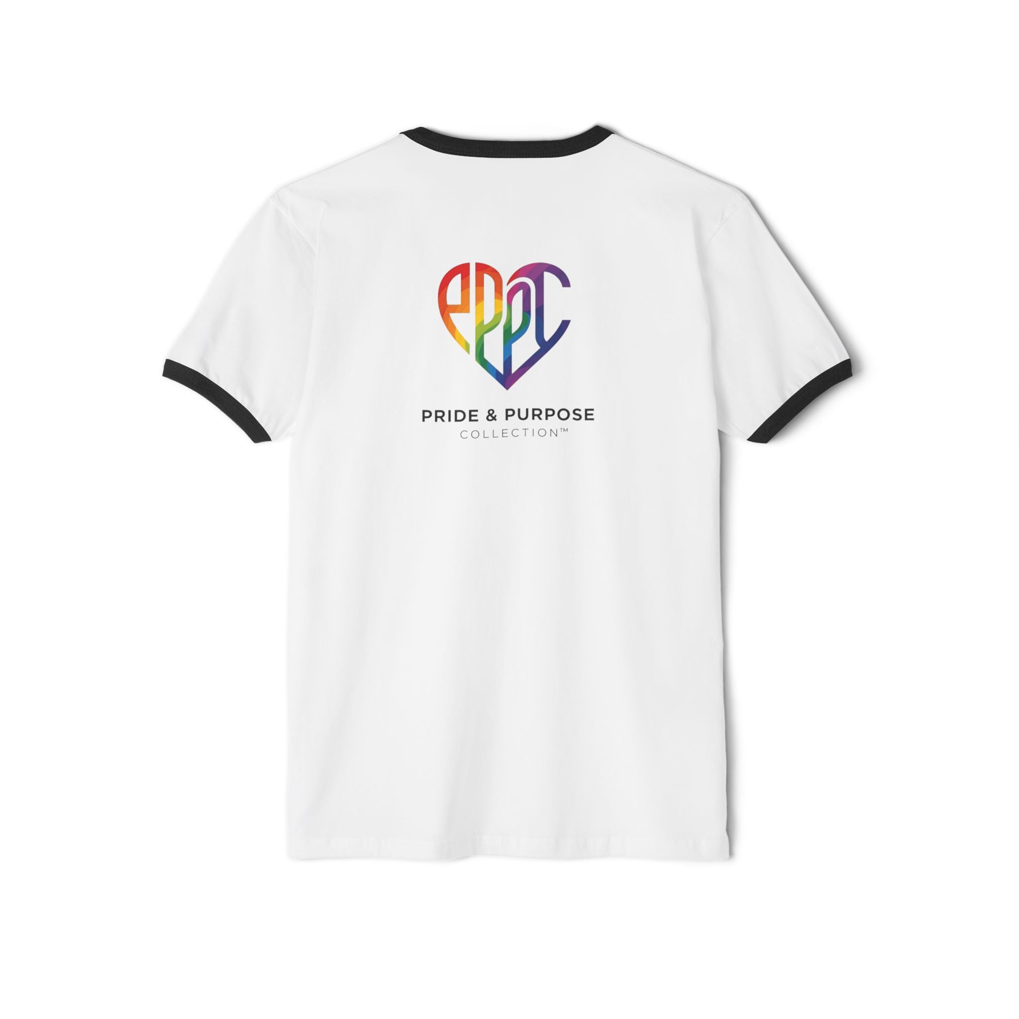 My Pride & My Purpose™ Unisex Premium Ringer T-Shirt | LGBTQ+ Pride Apparel