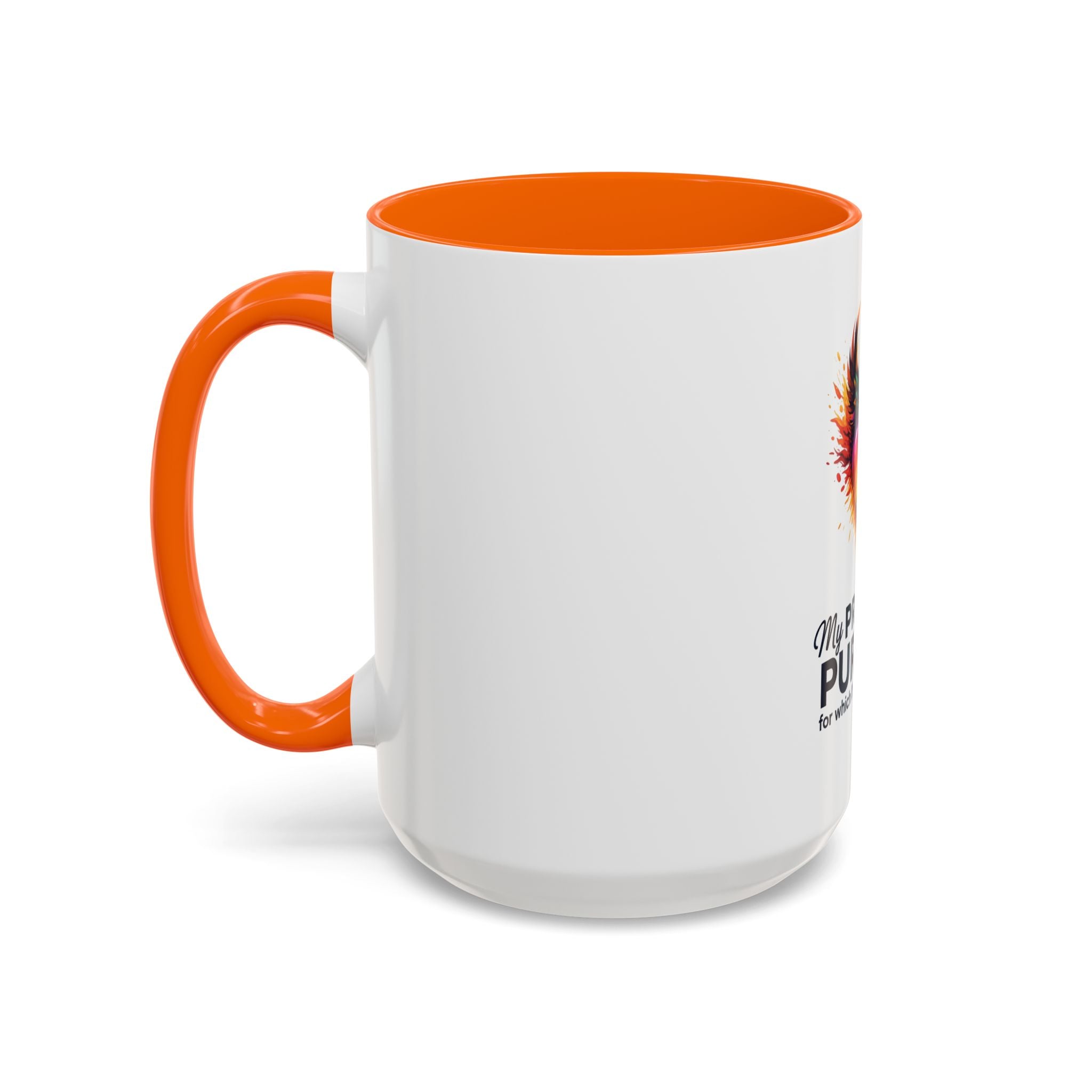 My Pride & My Purpose™ Premium Accent Coffee Mug | LGBTQ+ Pride Drinkware
