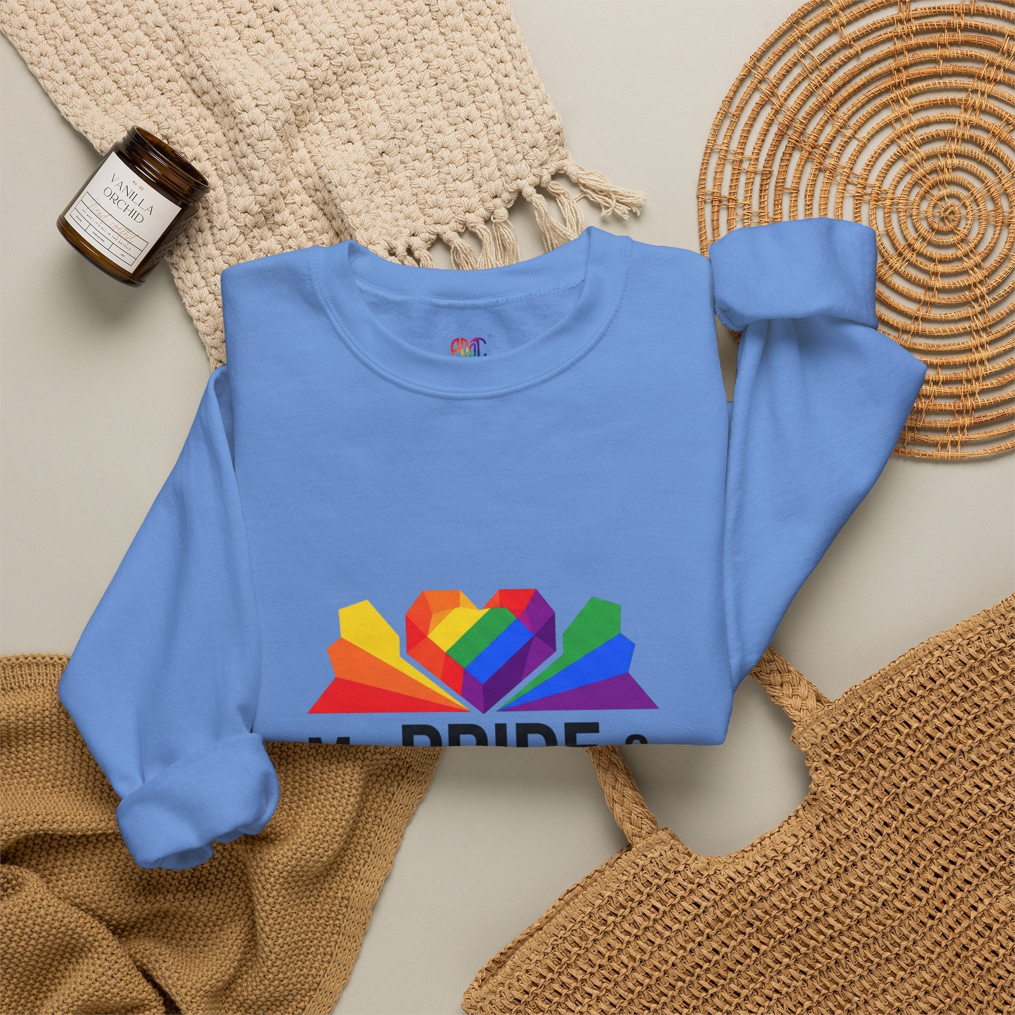 My Pride & My Purpose™ Heavy Blend Crewneck Sweatshirt | LGBTQ+ Pride
