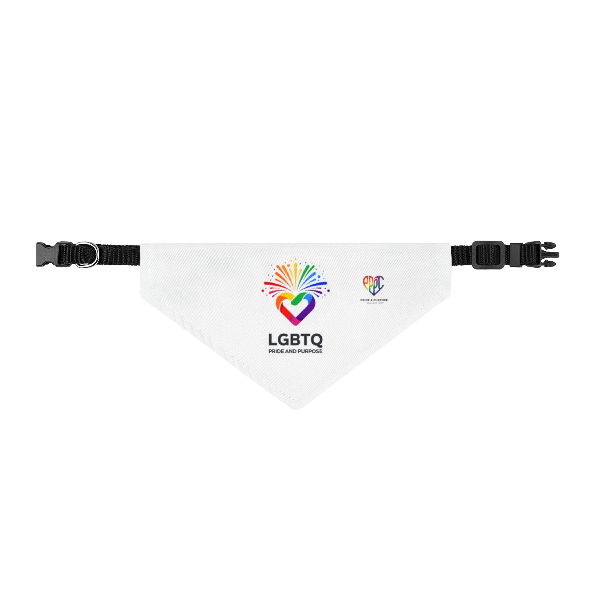 LGBTQ+ Pride and Purpose™ Premium Celebration Pet Bandana Collar