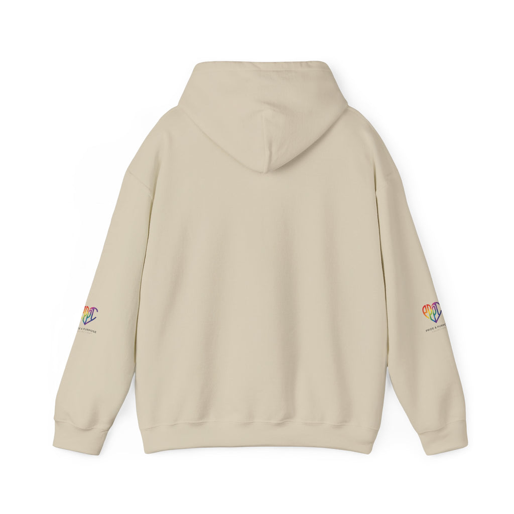 Celebrating Worldwide Pride & Universal Purpose™ Heavy Blend Hoodie | Pride Affirmation