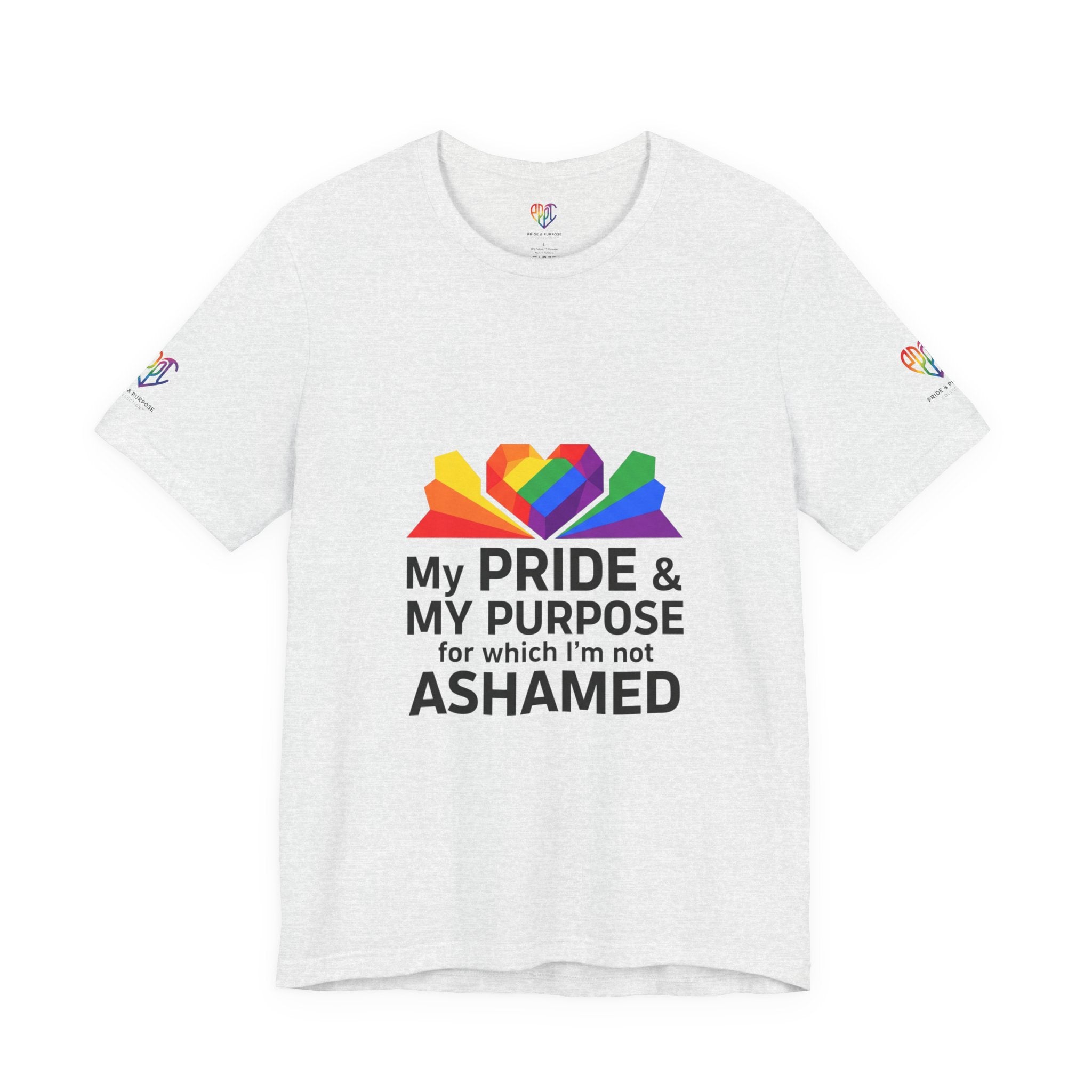 My Pride & My Purpose™ Heavyweight Unisex Tee | LGBTQ+ Pride
