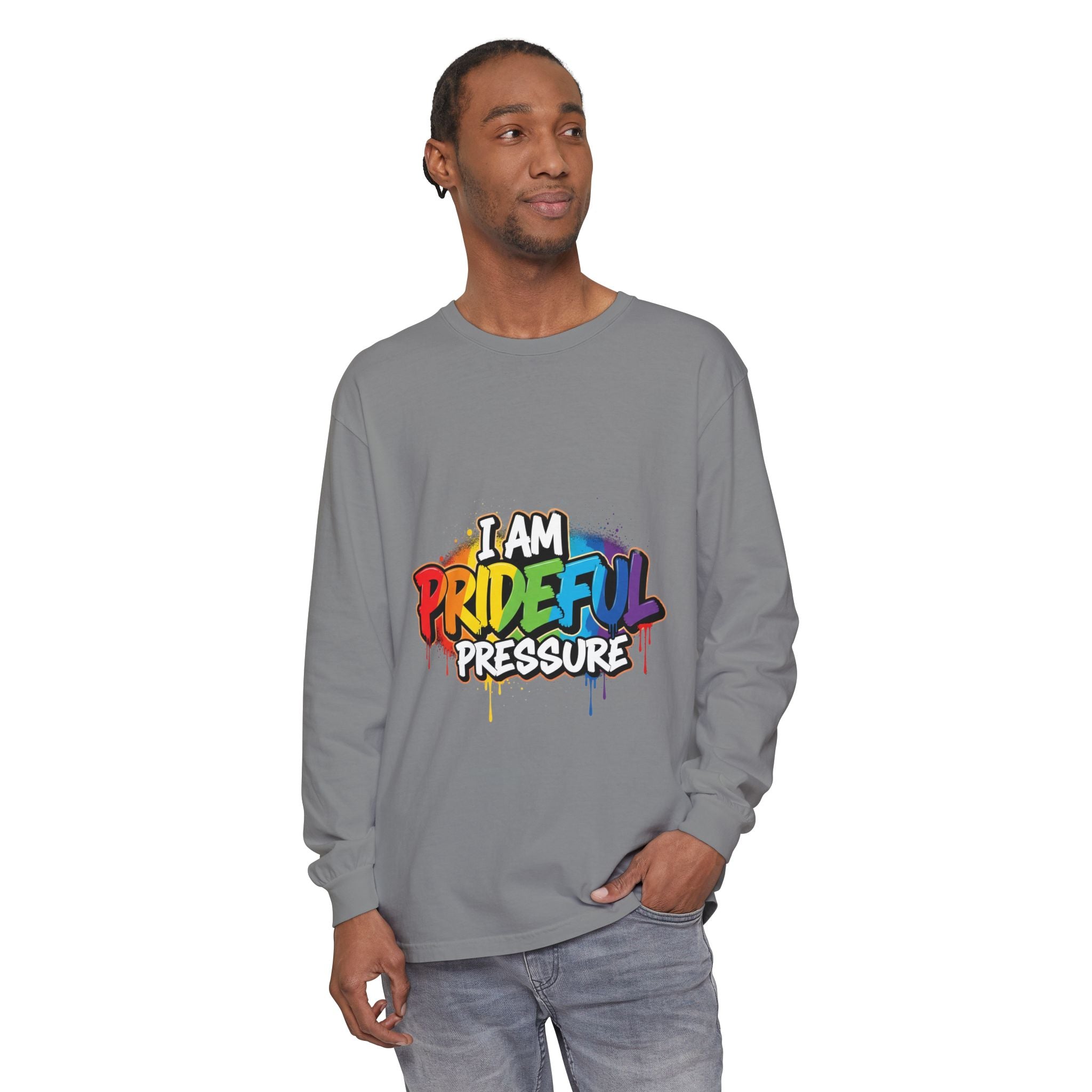 I Am Prideful Pressure™ Premium Unisex Long Sleeve T-Shirt | LGBTQ+ Pride