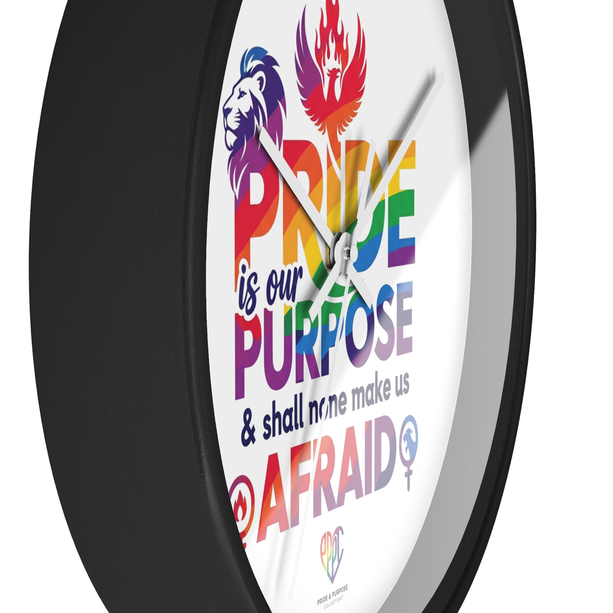 Pride Is Our Purpose™ Premium Inspirational Wall Clock