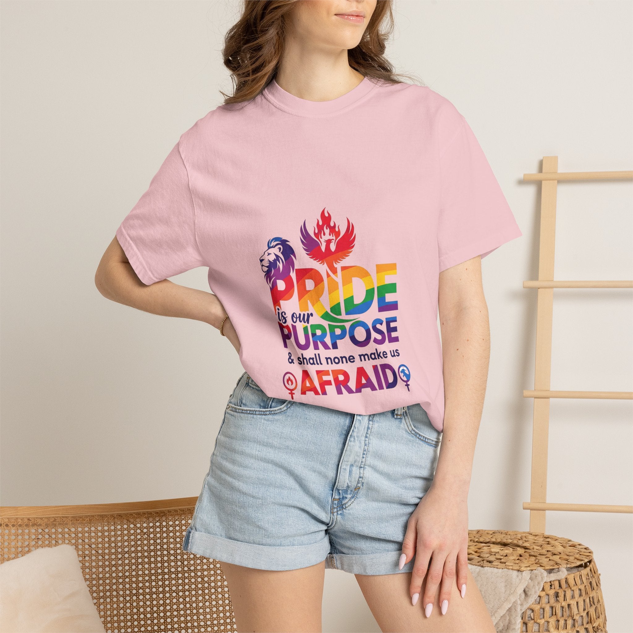 Pride Is Our Purpose™ & Shall None Make Us Afraid™ Premium Unisex T-Shirt