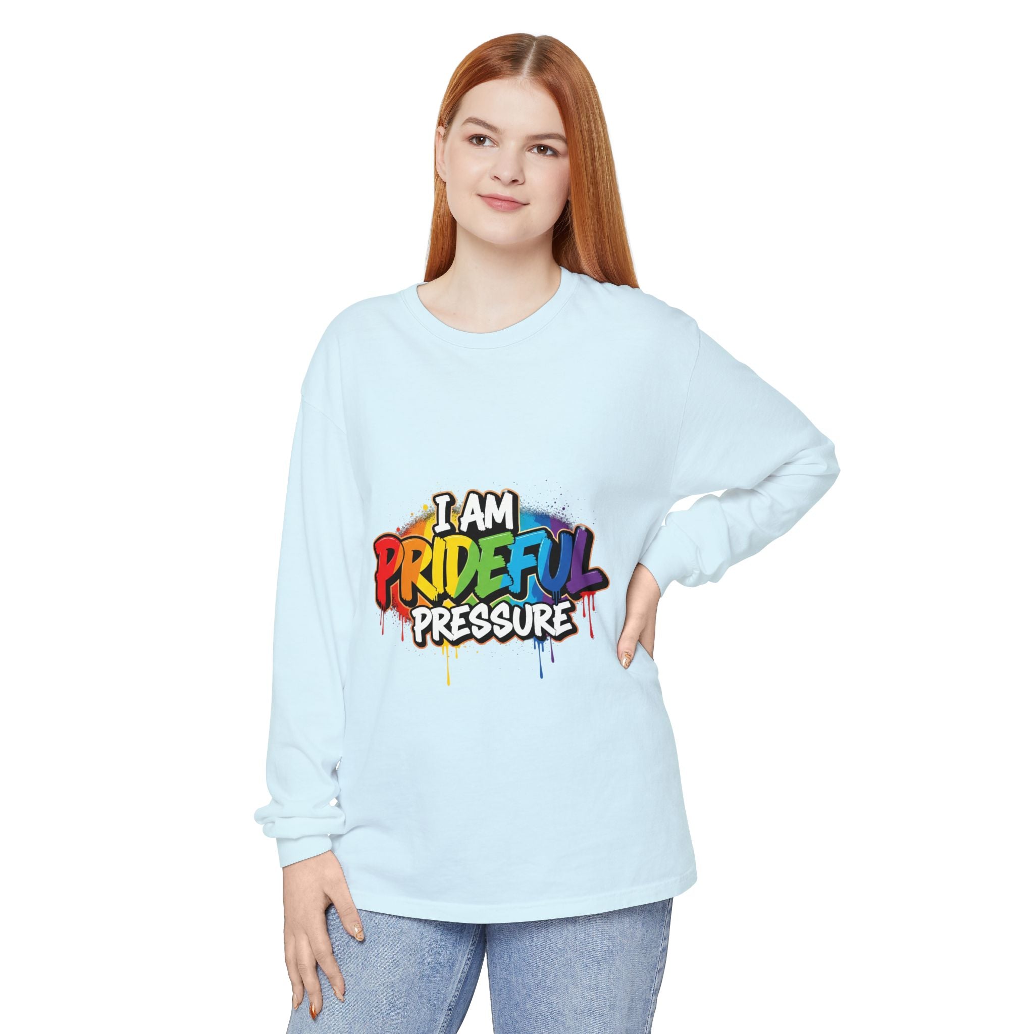 I Am Prideful Pressure™ Premium Unisex Long Sleeve T-Shirt | LGBTQ+ Pride