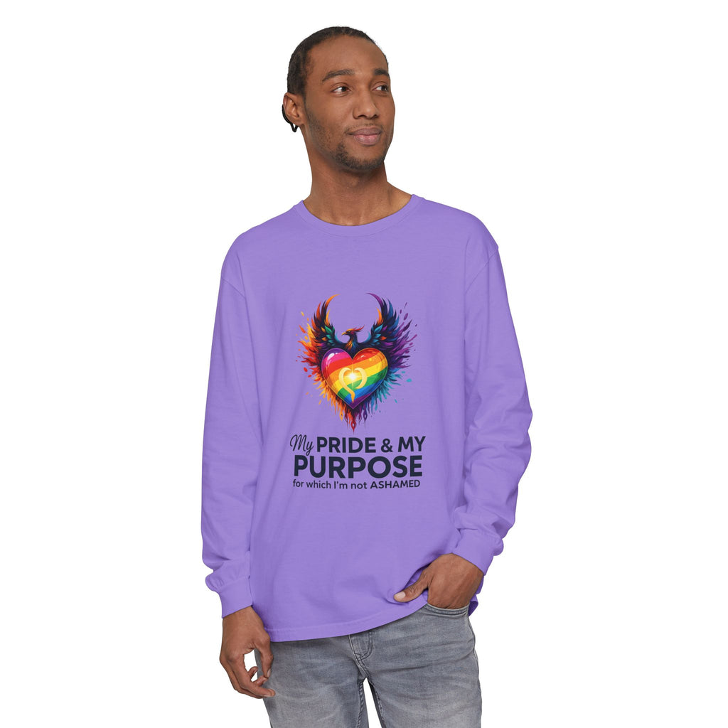 My Pride & My Purpose™ Premium Unisex Long Sleeve T-Shirt | LGBTQ+ Pride