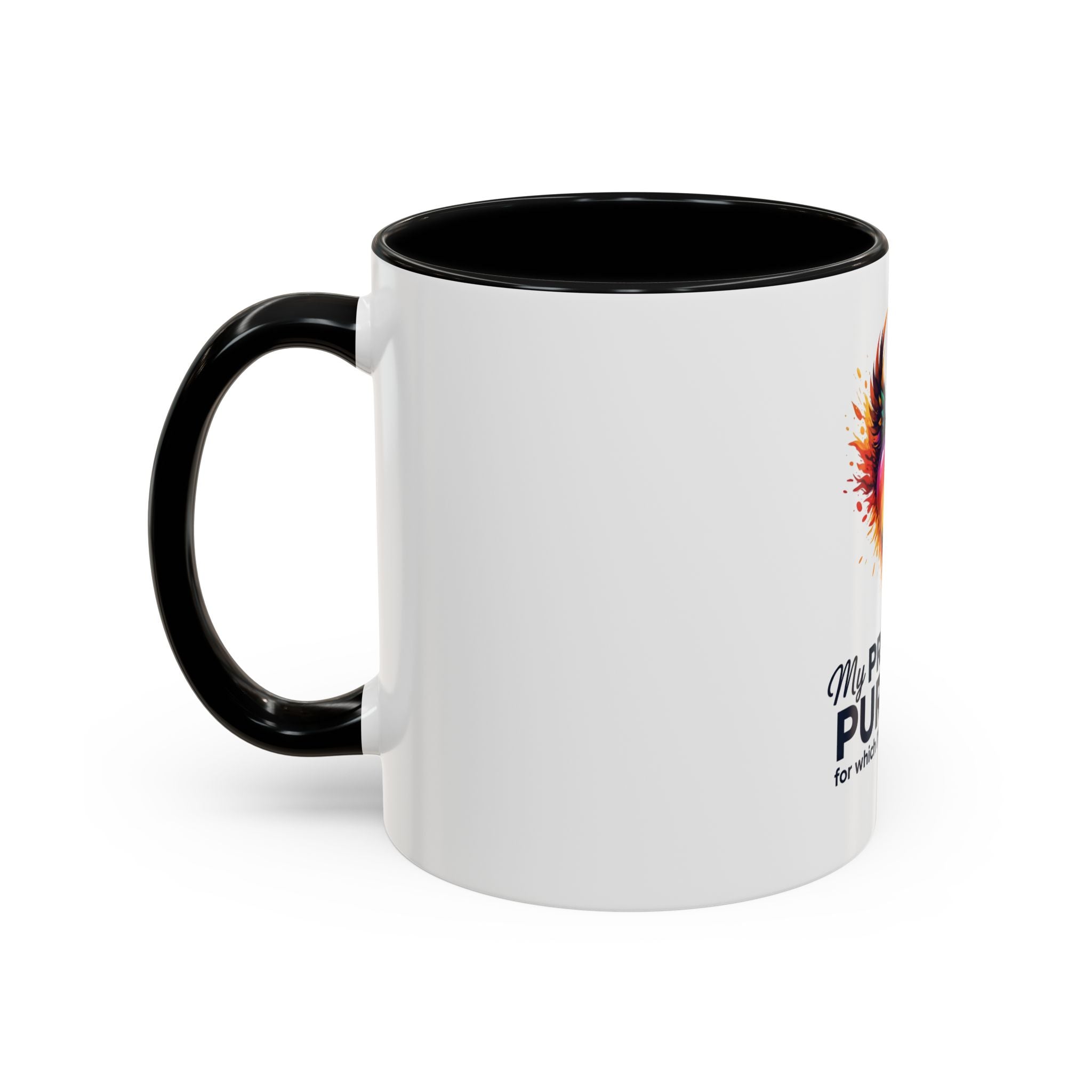 My Pride & My Purpose™ Premium Accent Coffee Mug | LGBTQ+ Pride Drinkware