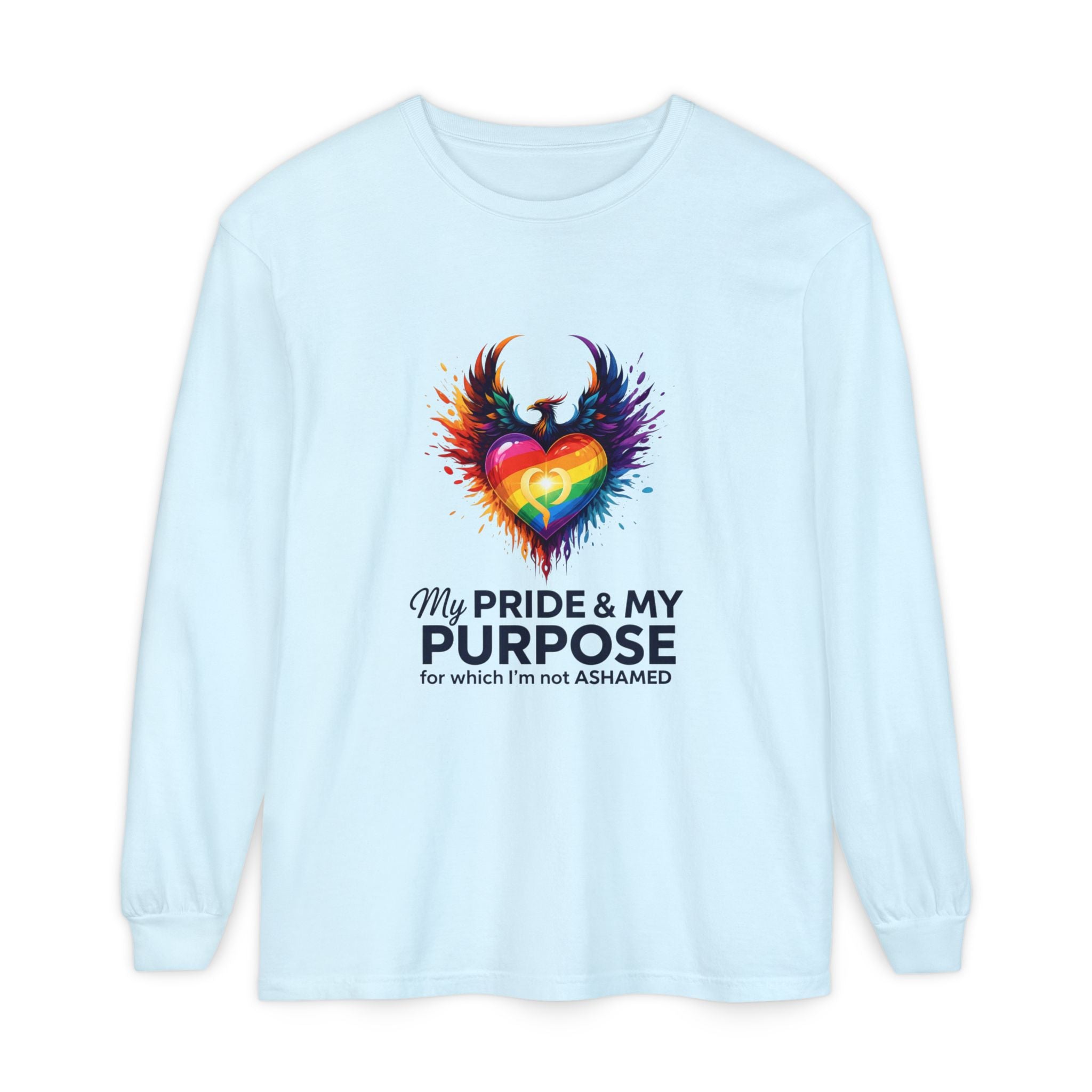 My Pride & My Purpose™ Premium Unisex Long Sleeve T-Shirt | LGBTQ+ Pride