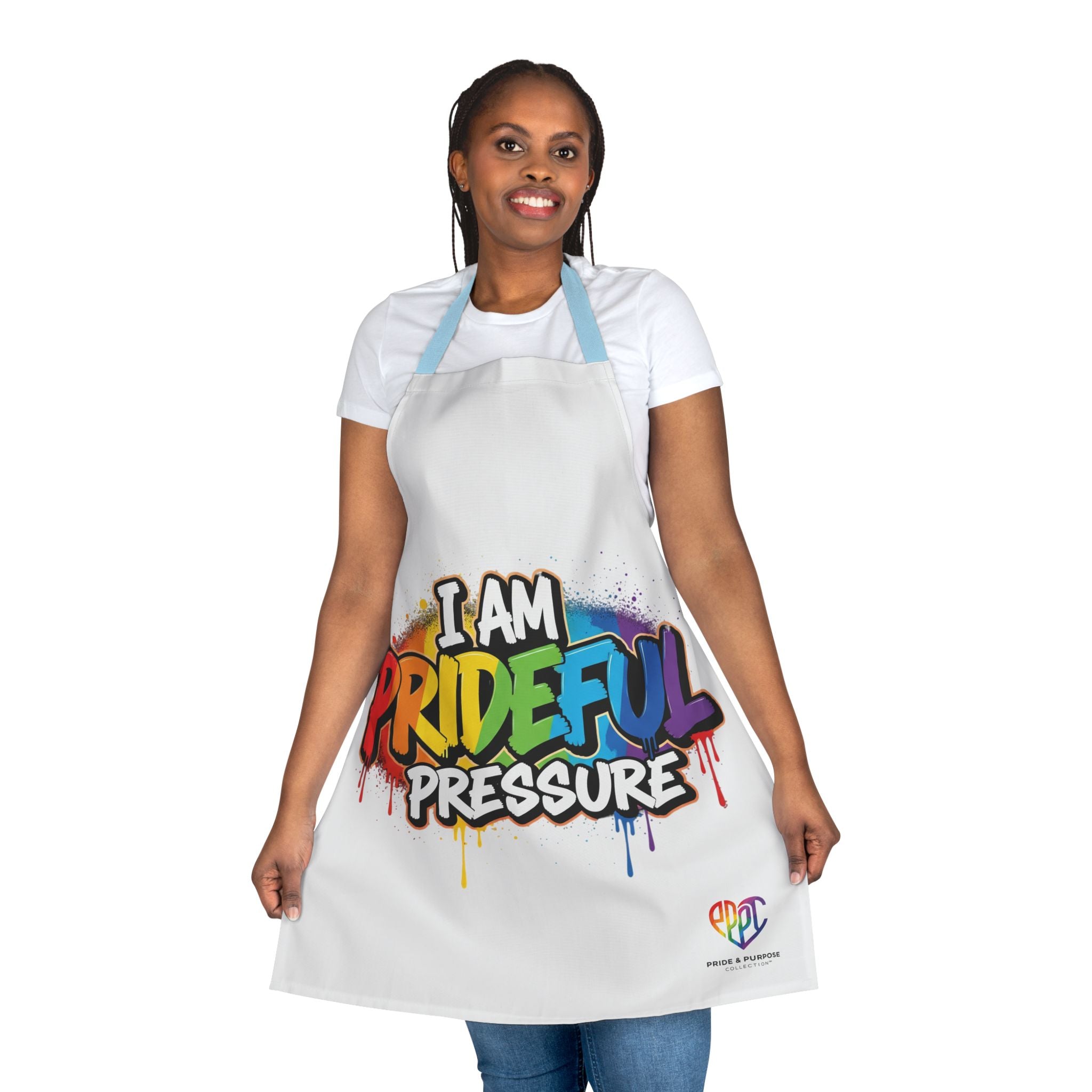 I Am Prideful Pressure™ Premium Apron | LGBTQ+ Pride Affirmation