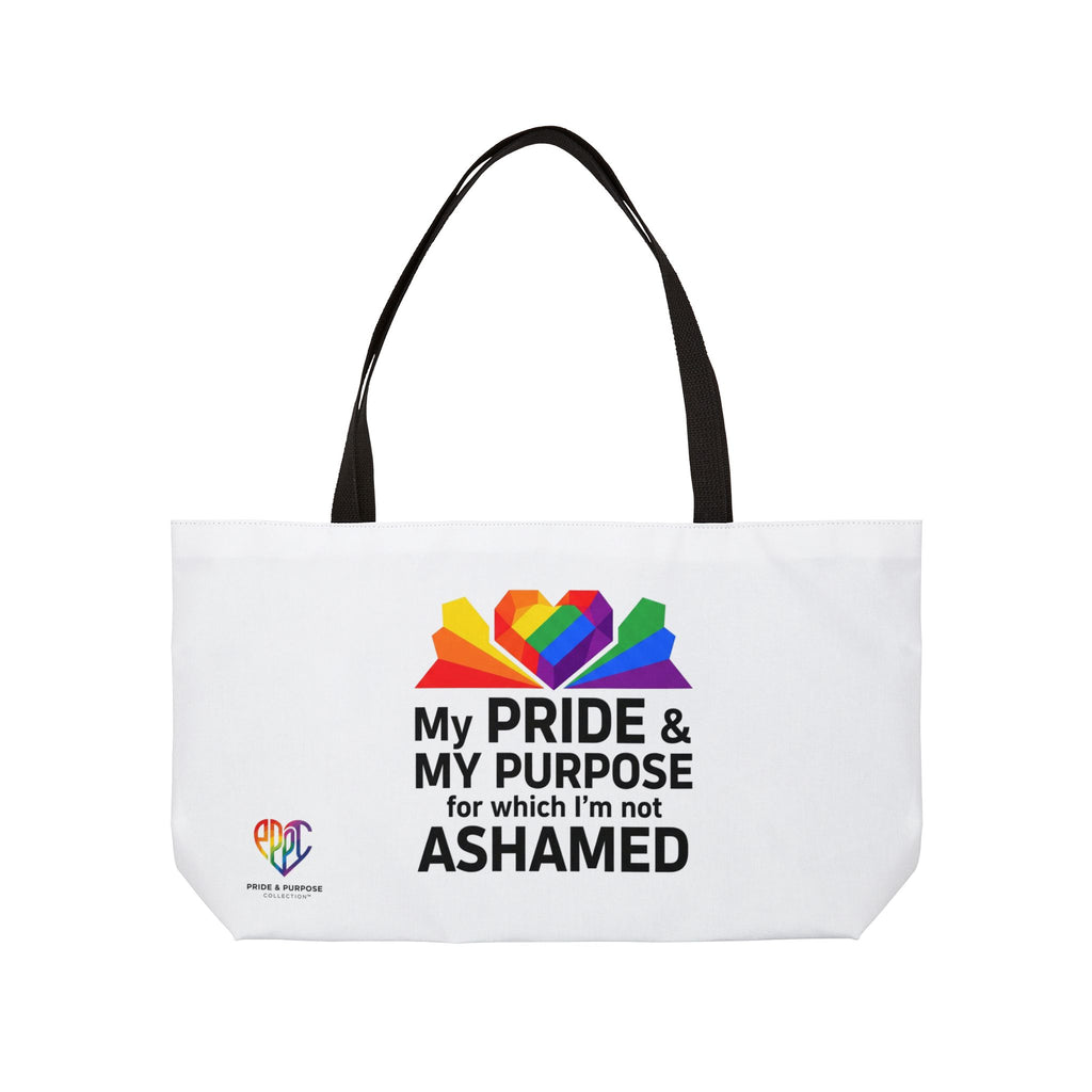 My Pride & My Purpose™ Premium LGBTQ+ Tote Bag | Pride Affirmation