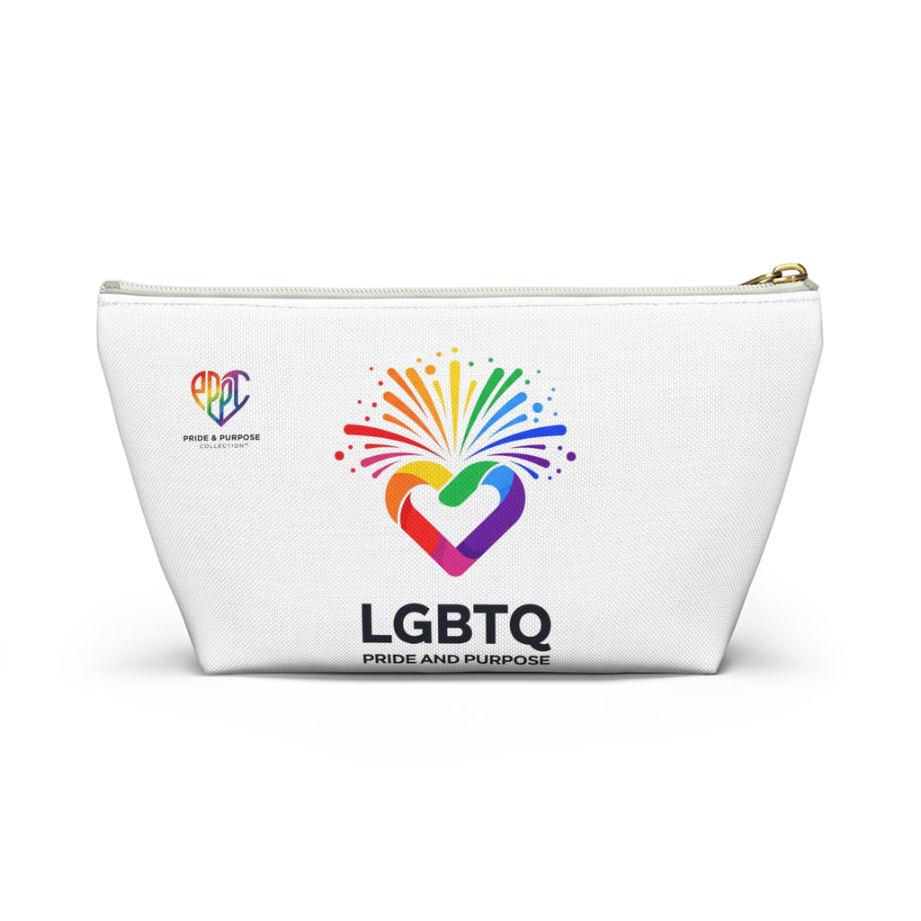 Pride & Purpose LGBTQ+ Celebration Heart Travel Pouch