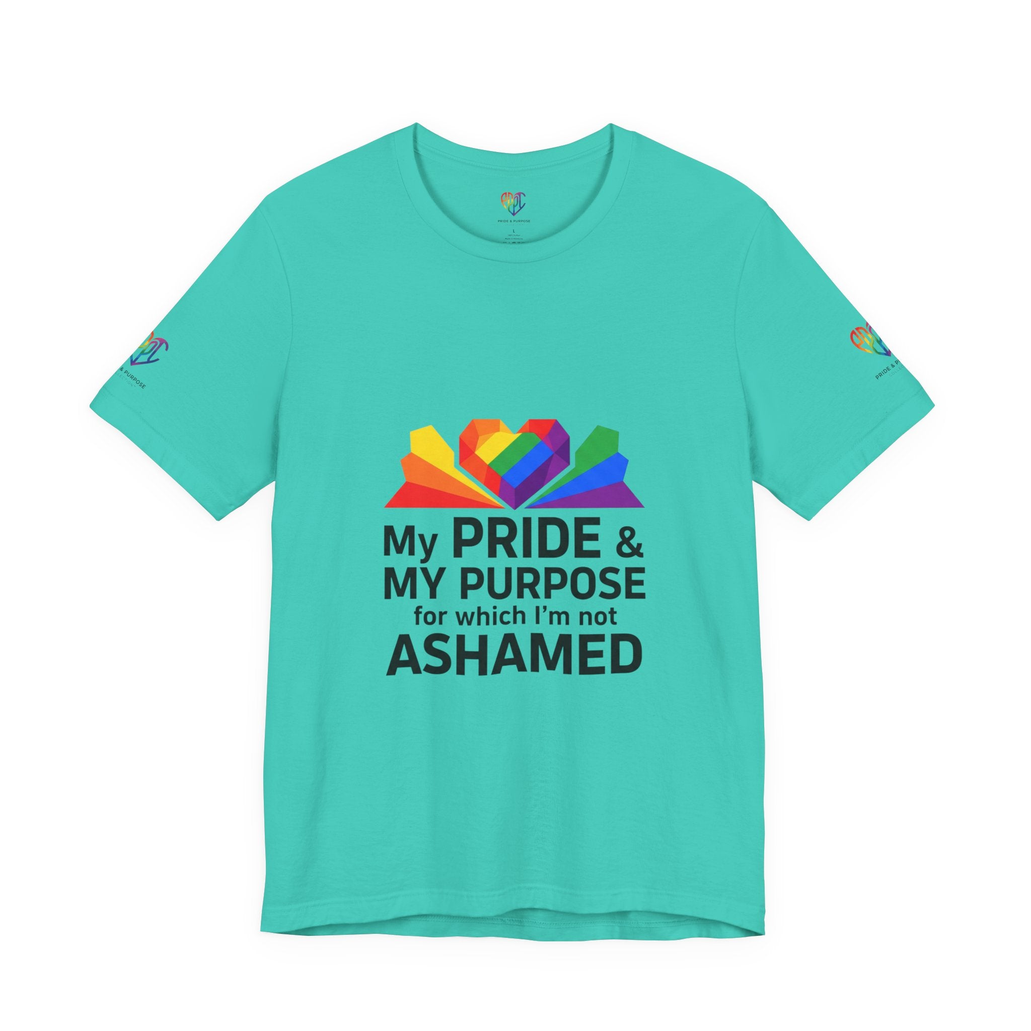 My Pride & My Purpose™ Heavyweight Unisex Tee | LGBTQ+ Pride