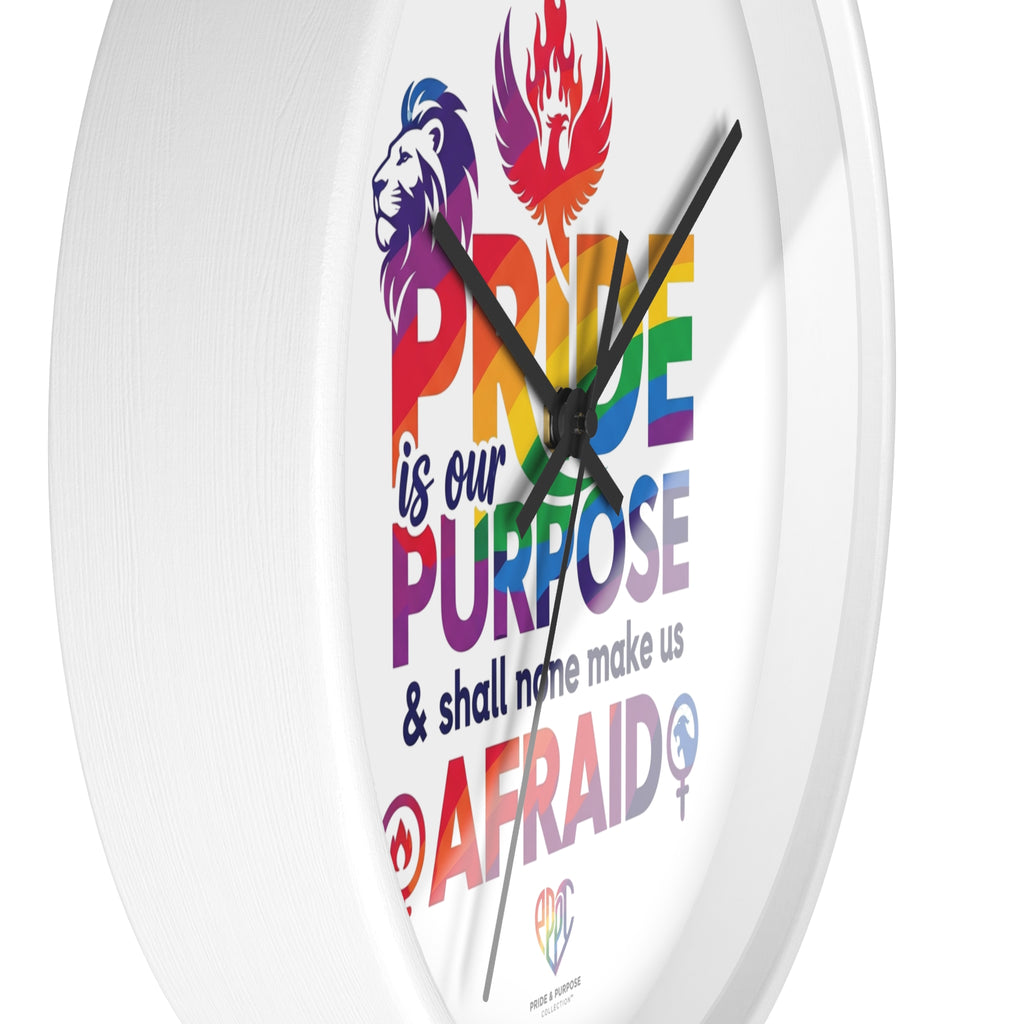 Pride Is Our Purpose™ Premium Inspirational Wall Clock