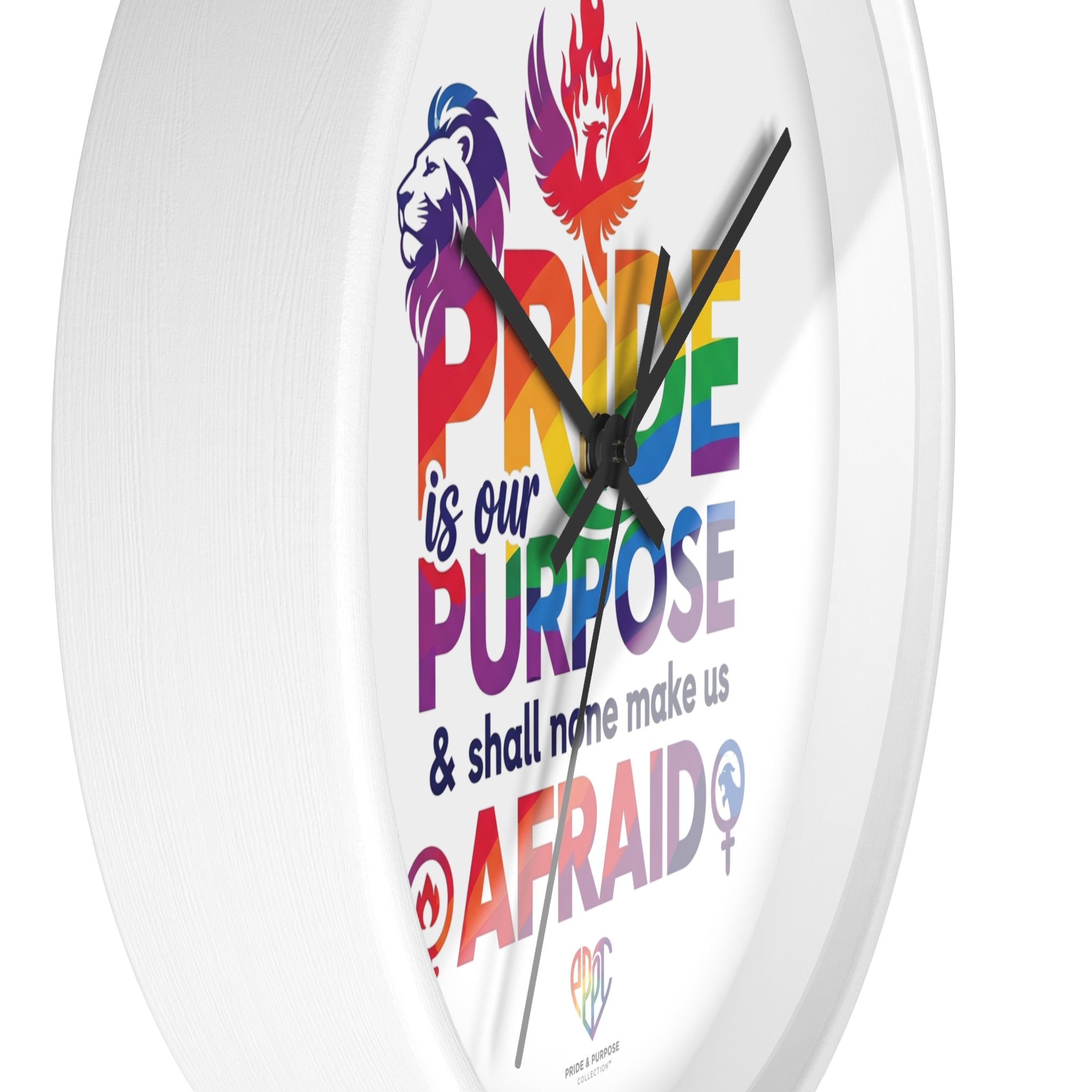 Pride Is Our Purpose™ Premium Inspirational Wall Clock