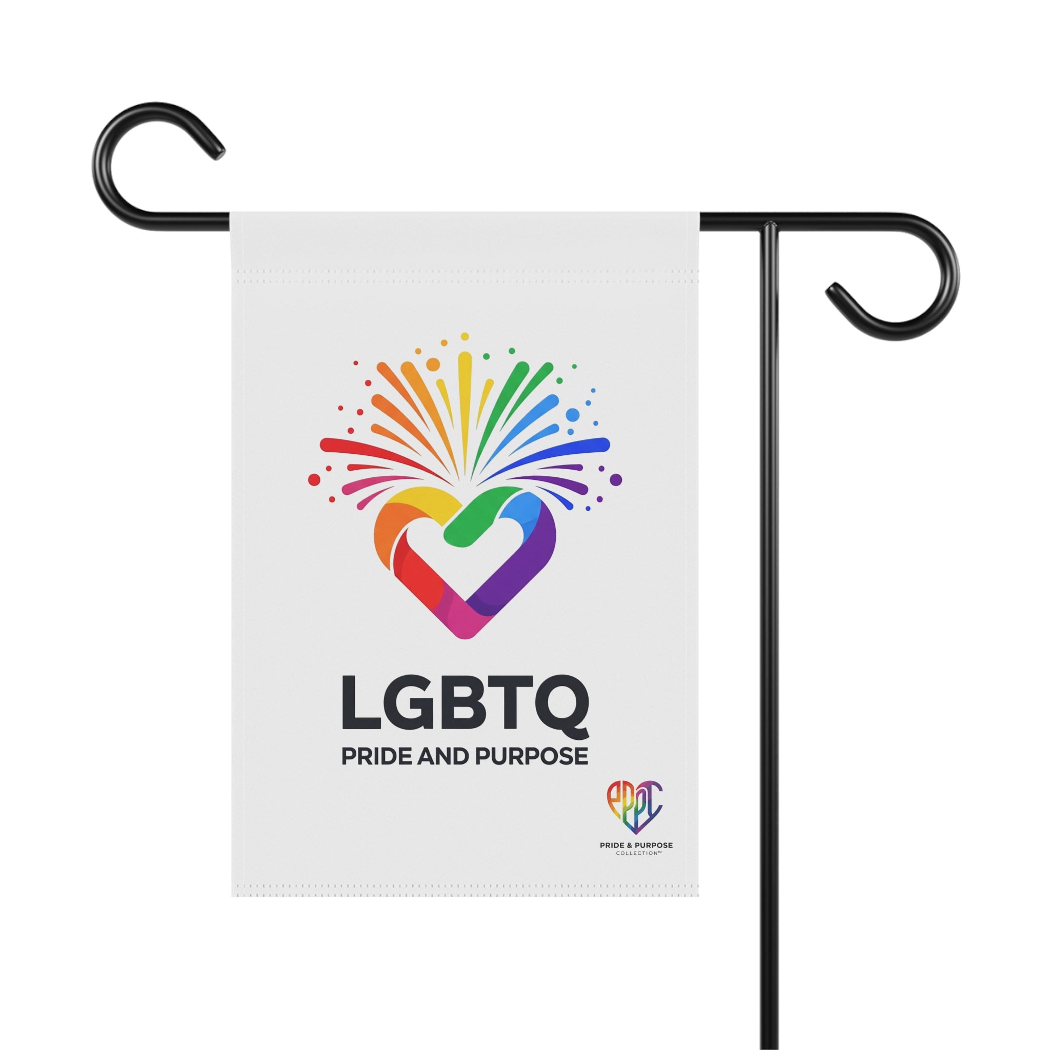 LGBTQ+ Pride and Purpose™ Premium Garden Flag