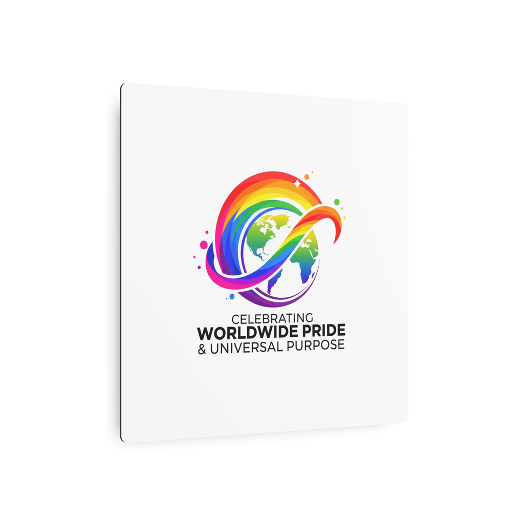 Celebrating Worldwide Pride™ Premium Metal Sign | Pride Affirmation