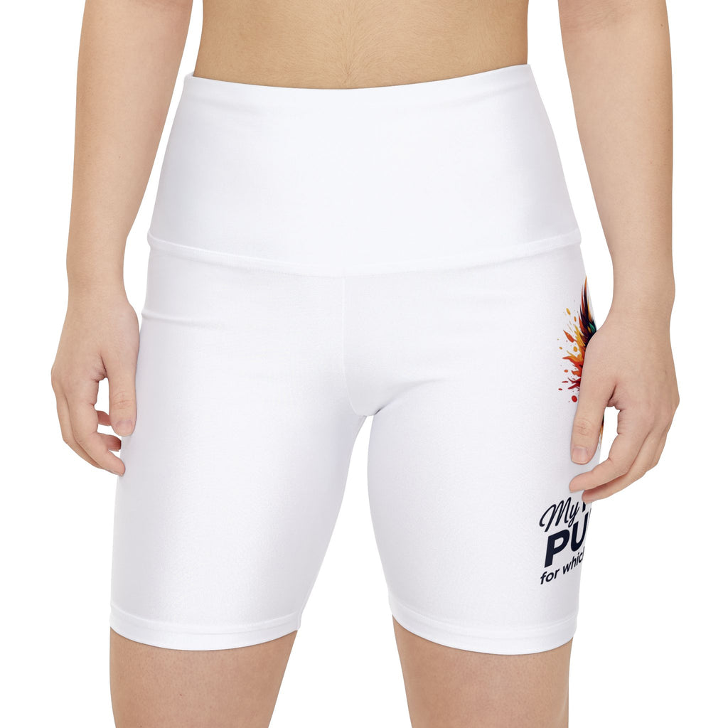My Pride & My Purpose™ Phoenix Heart LGBTQ+ Workout Shorts | Pride Affirmation
