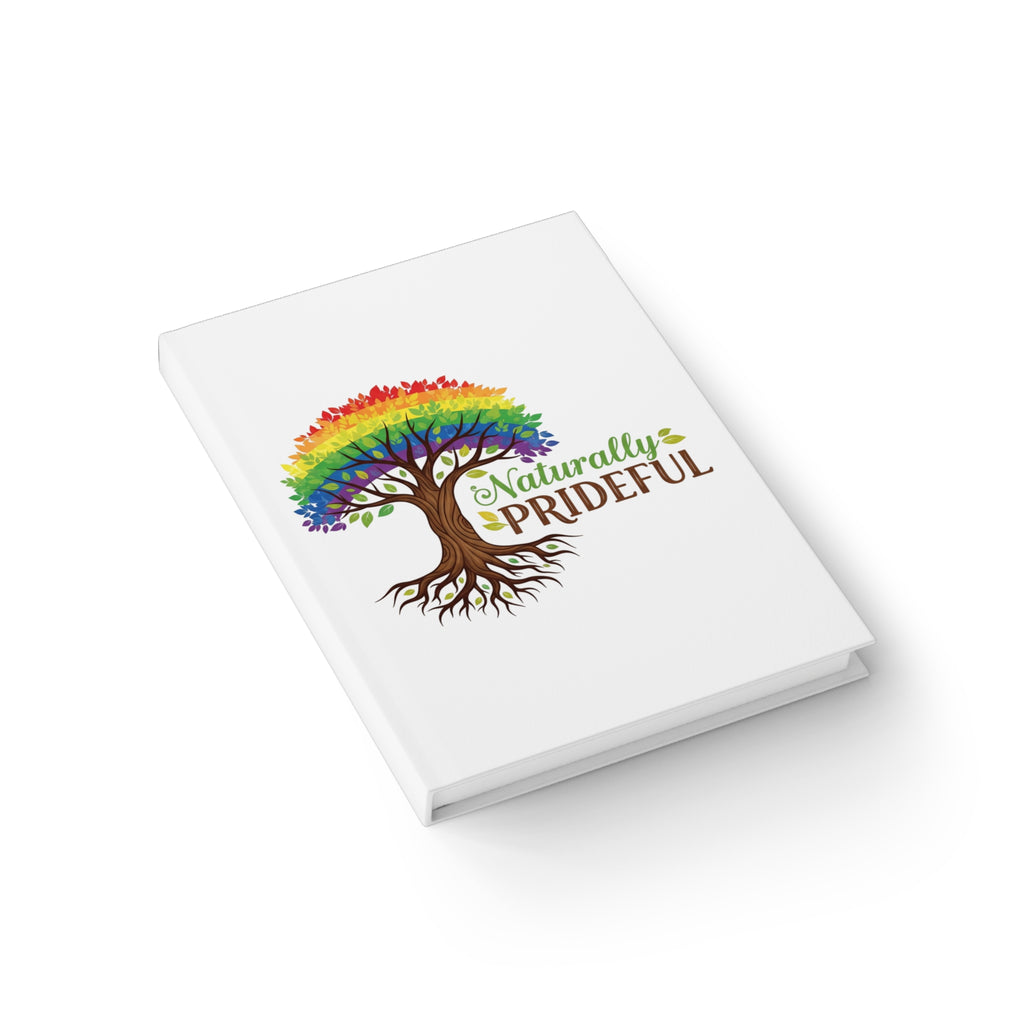 Naturally Prideful™ Premium Lined Journal | LGBTQ+ Pride Affirmation