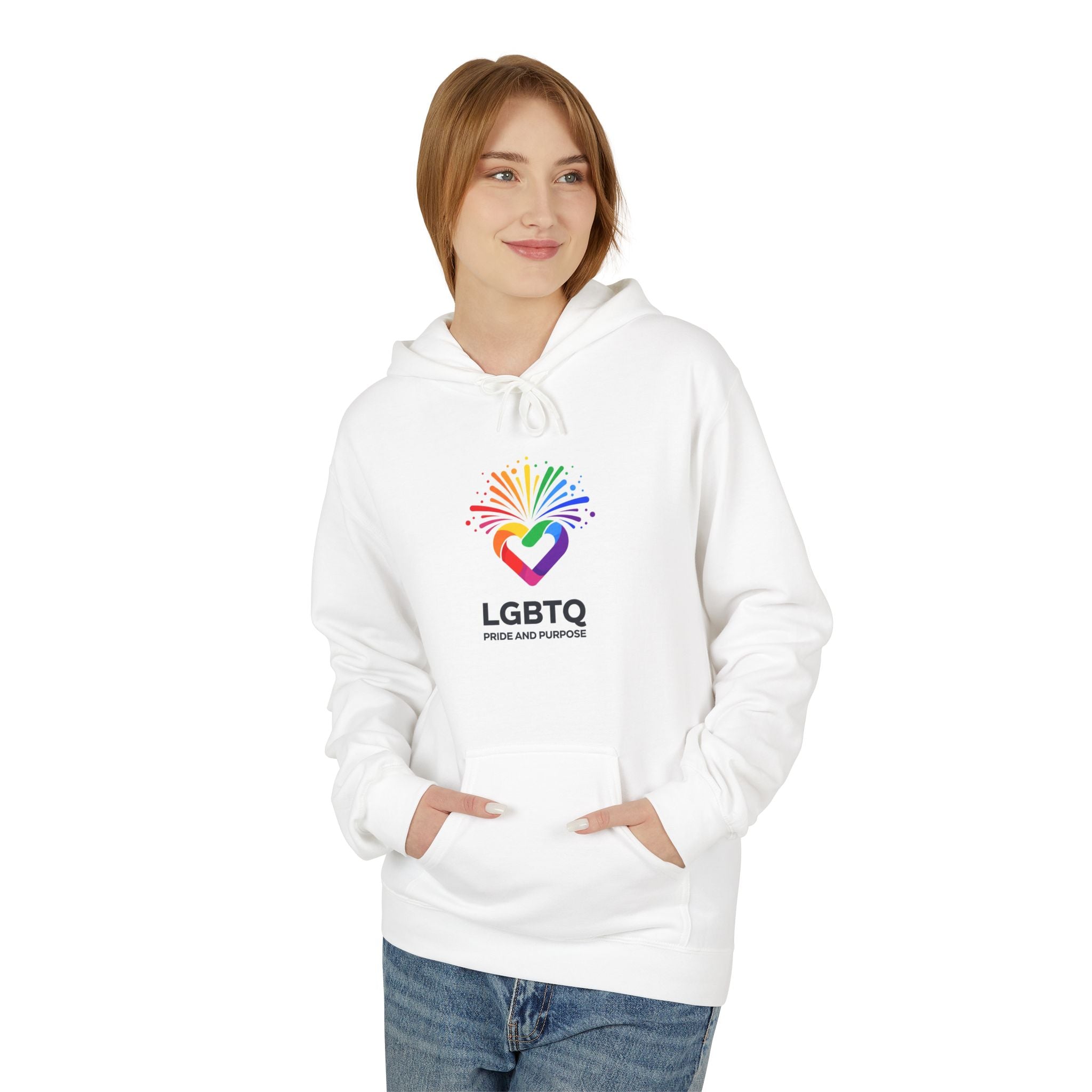 LGBTQ Pride and Purpose™ Premium Softstyle Hoodie