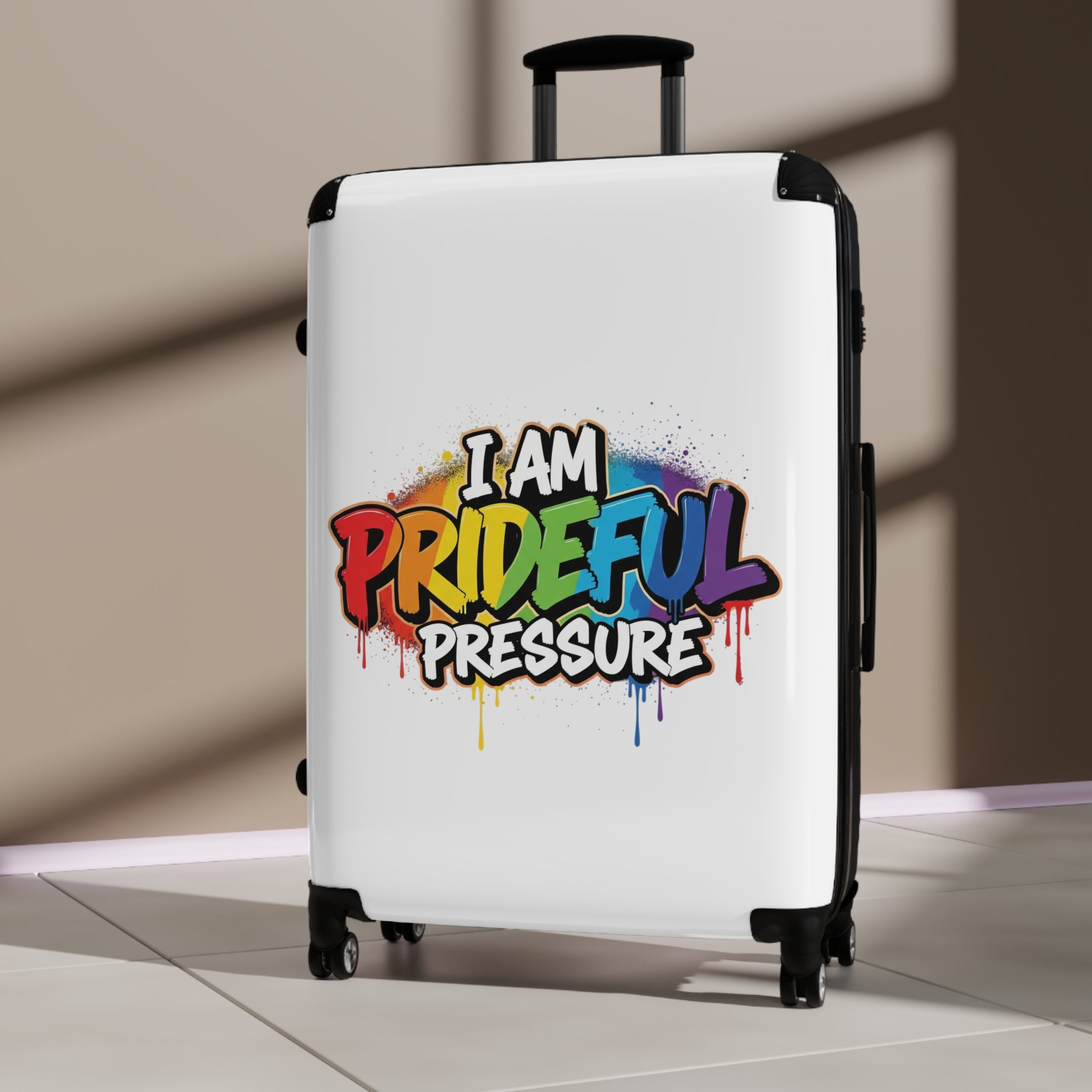 I Am Prideful Pressure™ Premium Carry-On Luggage | LGBTQ+ Pride