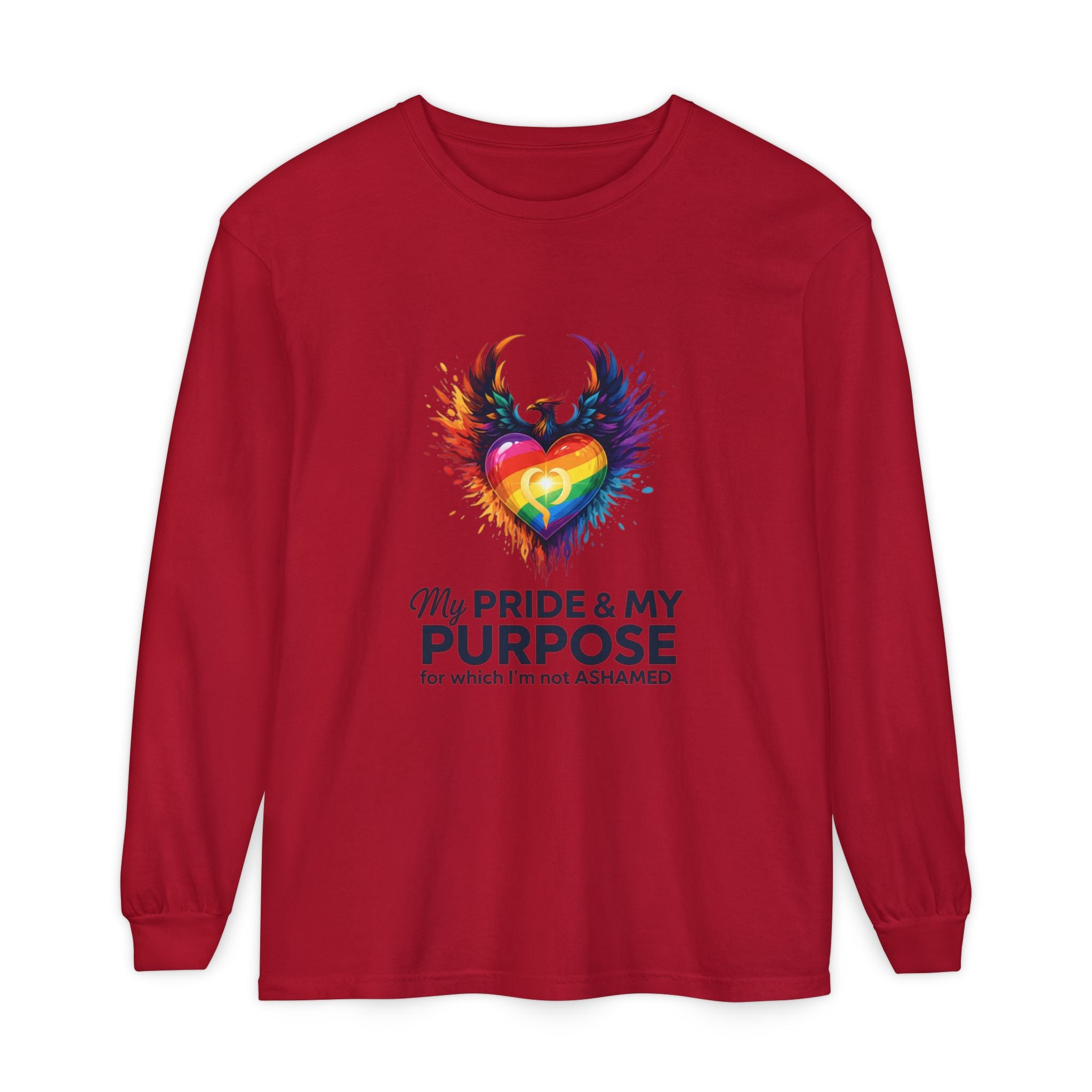 My Pride & My Purpose™ Premium Unisex Long Sleeve T-Shirt | LGBTQ+ Pride