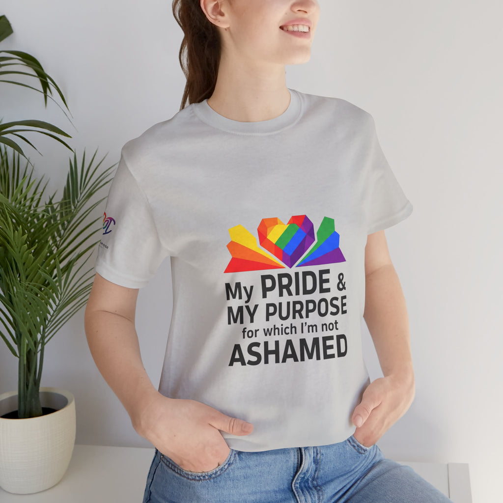 My Pride & My Purpose™ Heavyweight Unisex Tee | LGBTQ+ Pride